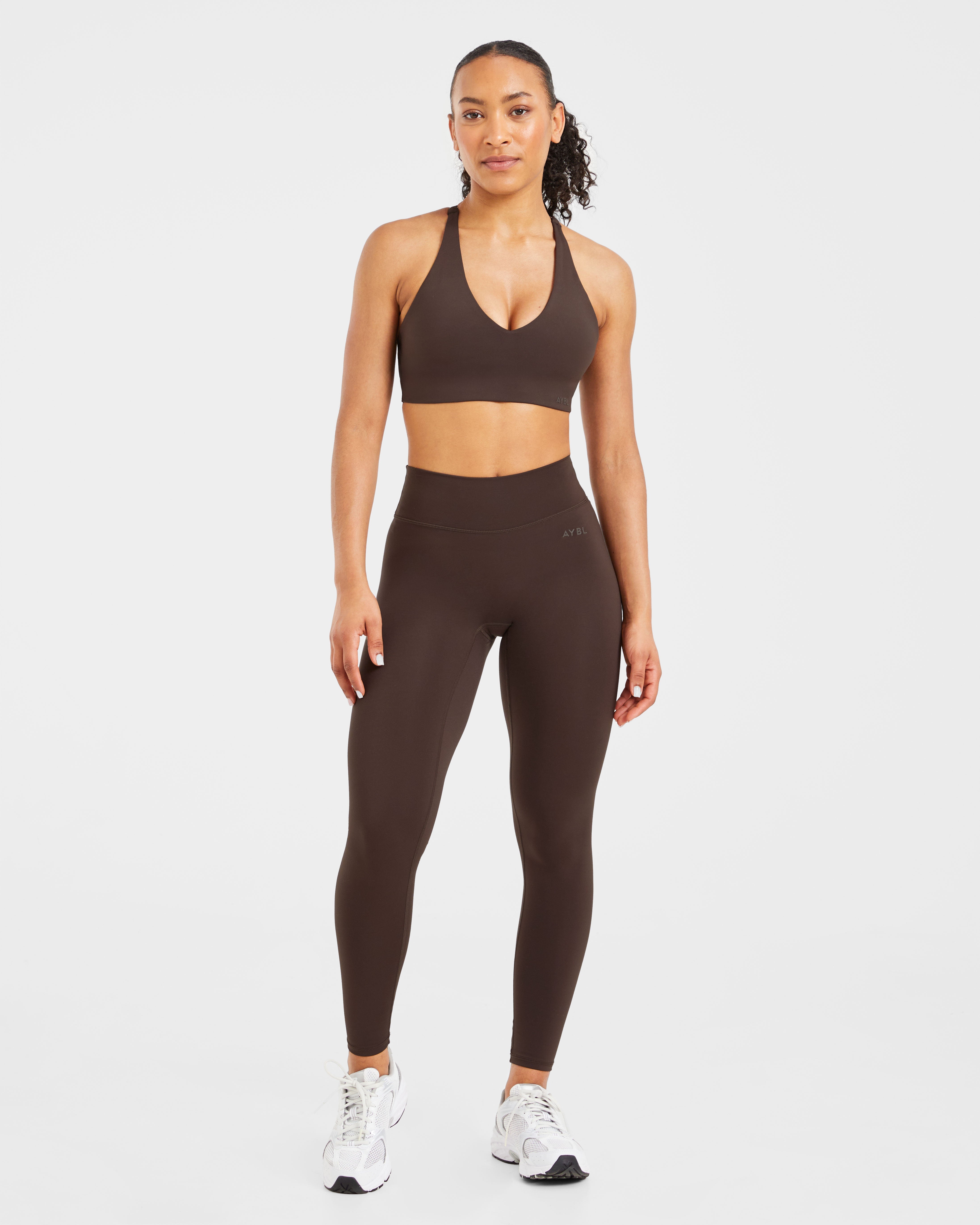 Staple Sports Bra - Coffee Brun