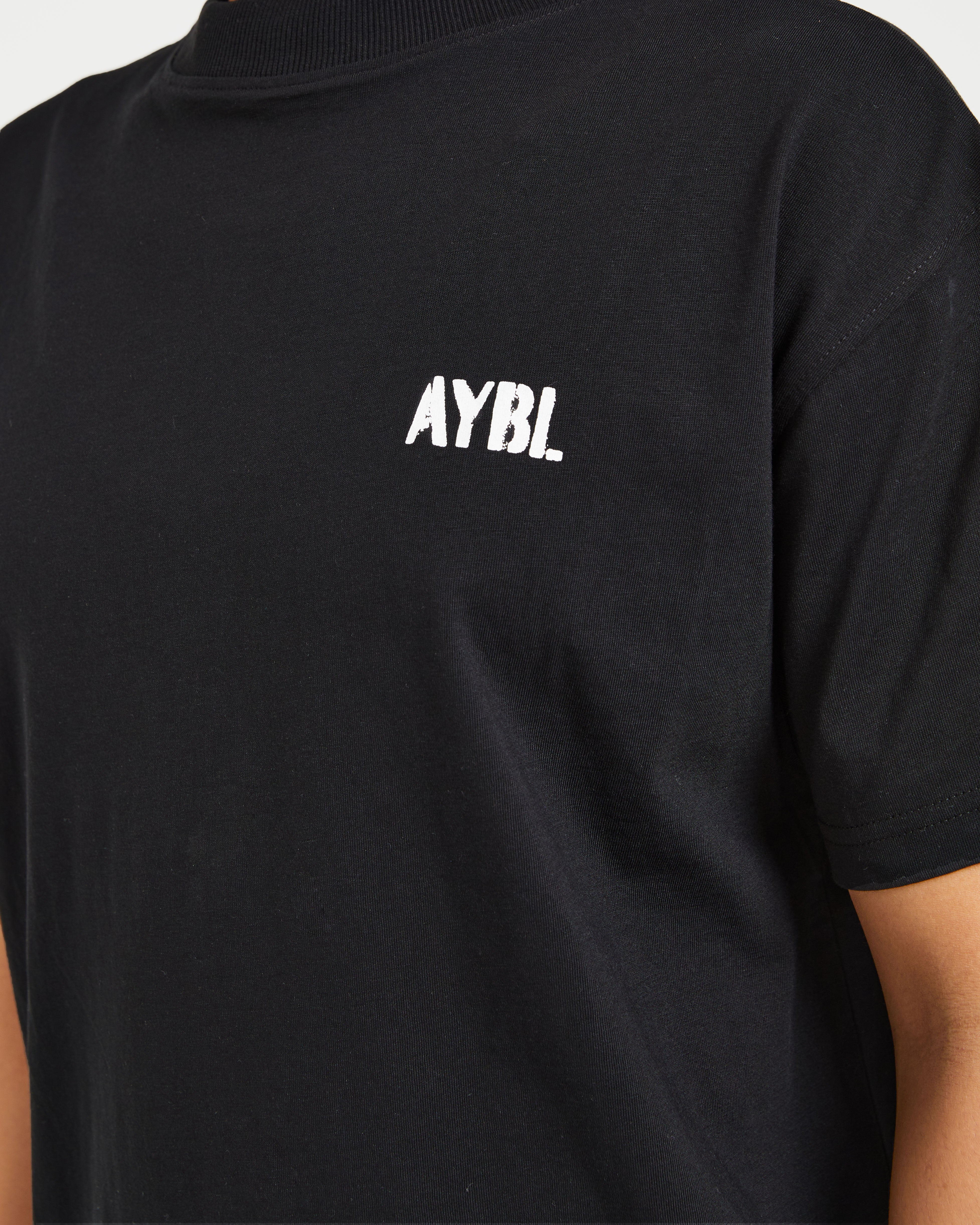 Athletics Strength Club Oversized T Shirt - Noir