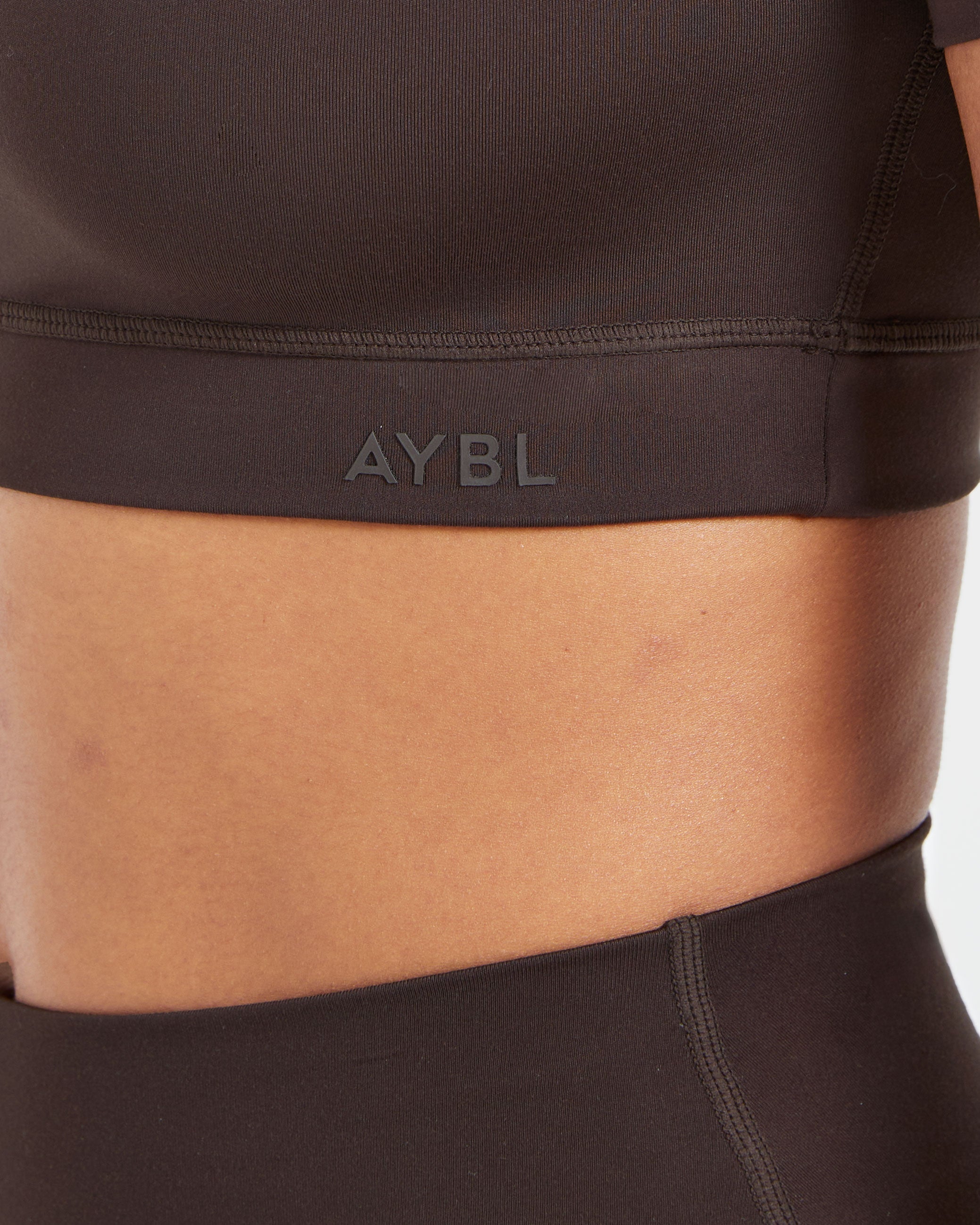 Staple Crop Top - Coffee Brun
