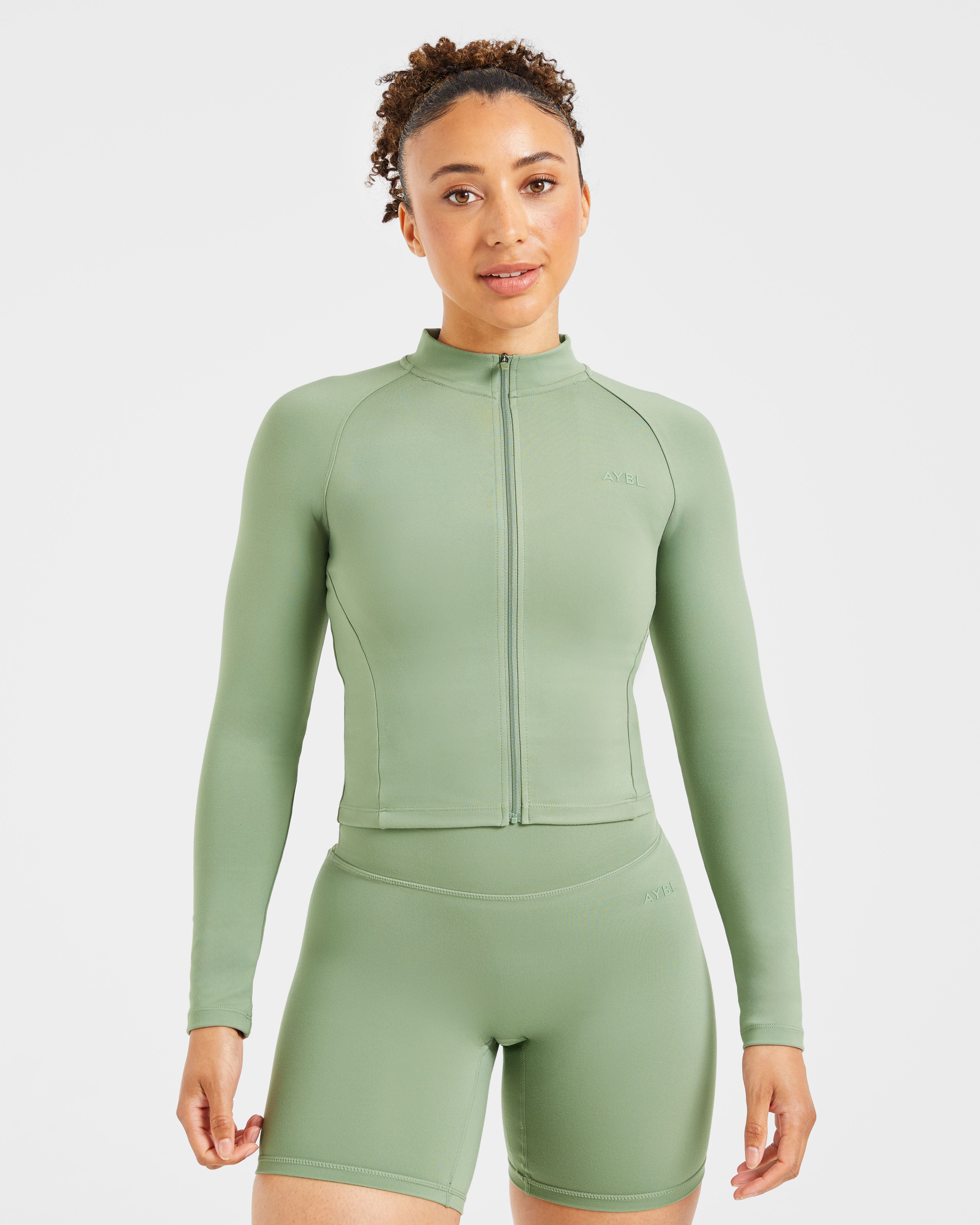 Staple Zip Jacket - Olive Vert