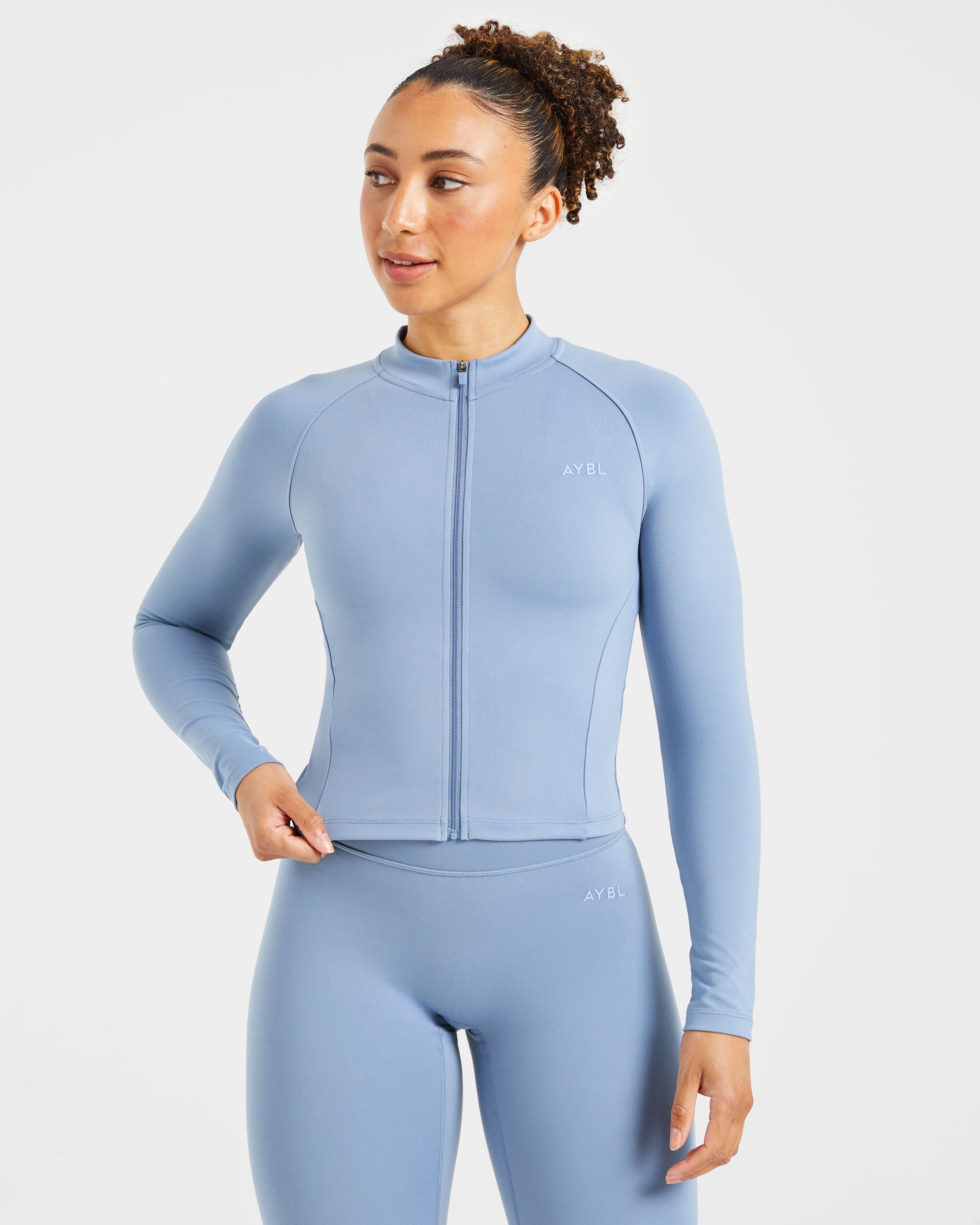 Staple Zip Jacket - Slate Bleu