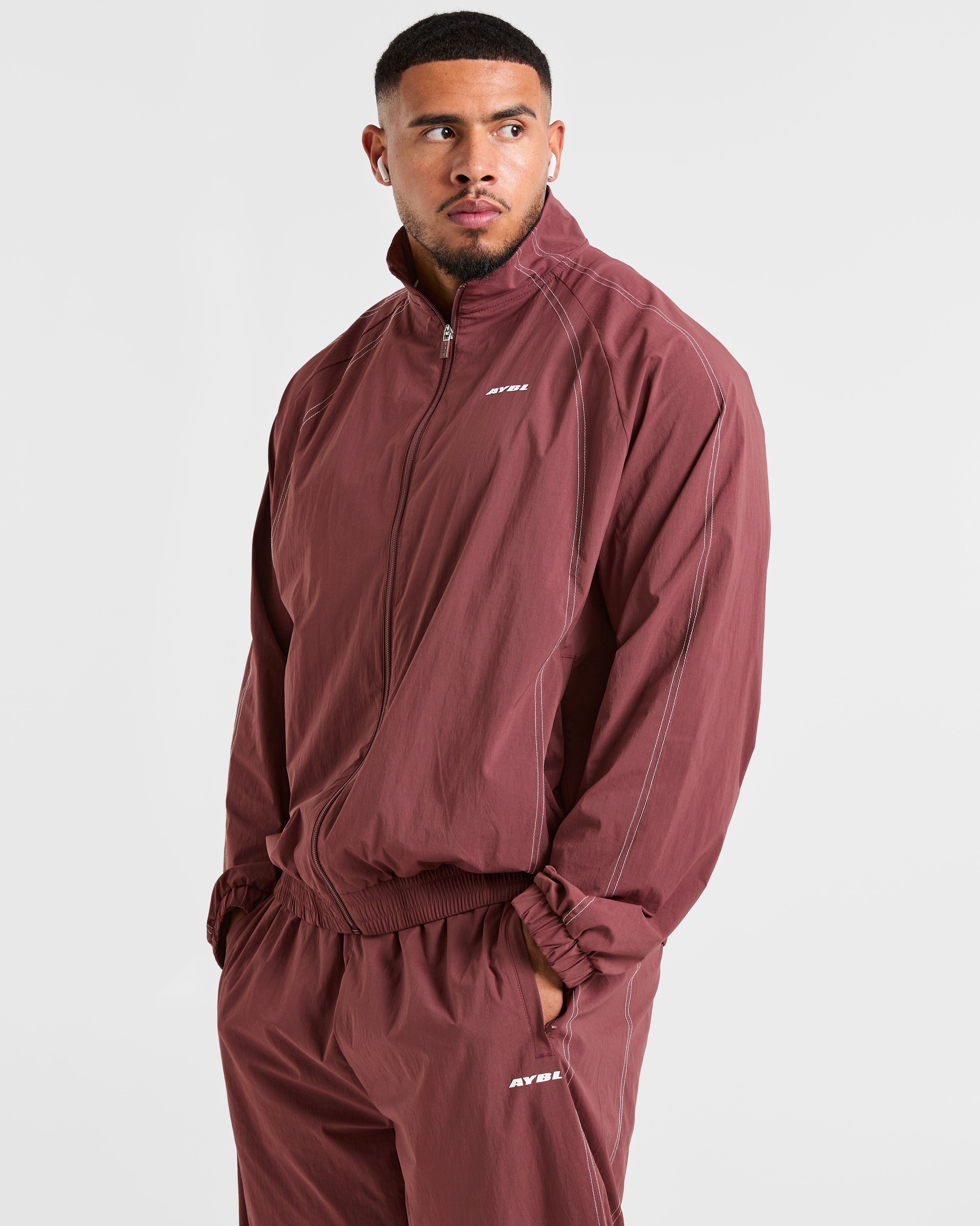 Restore Track Jacket - Paver Rouge