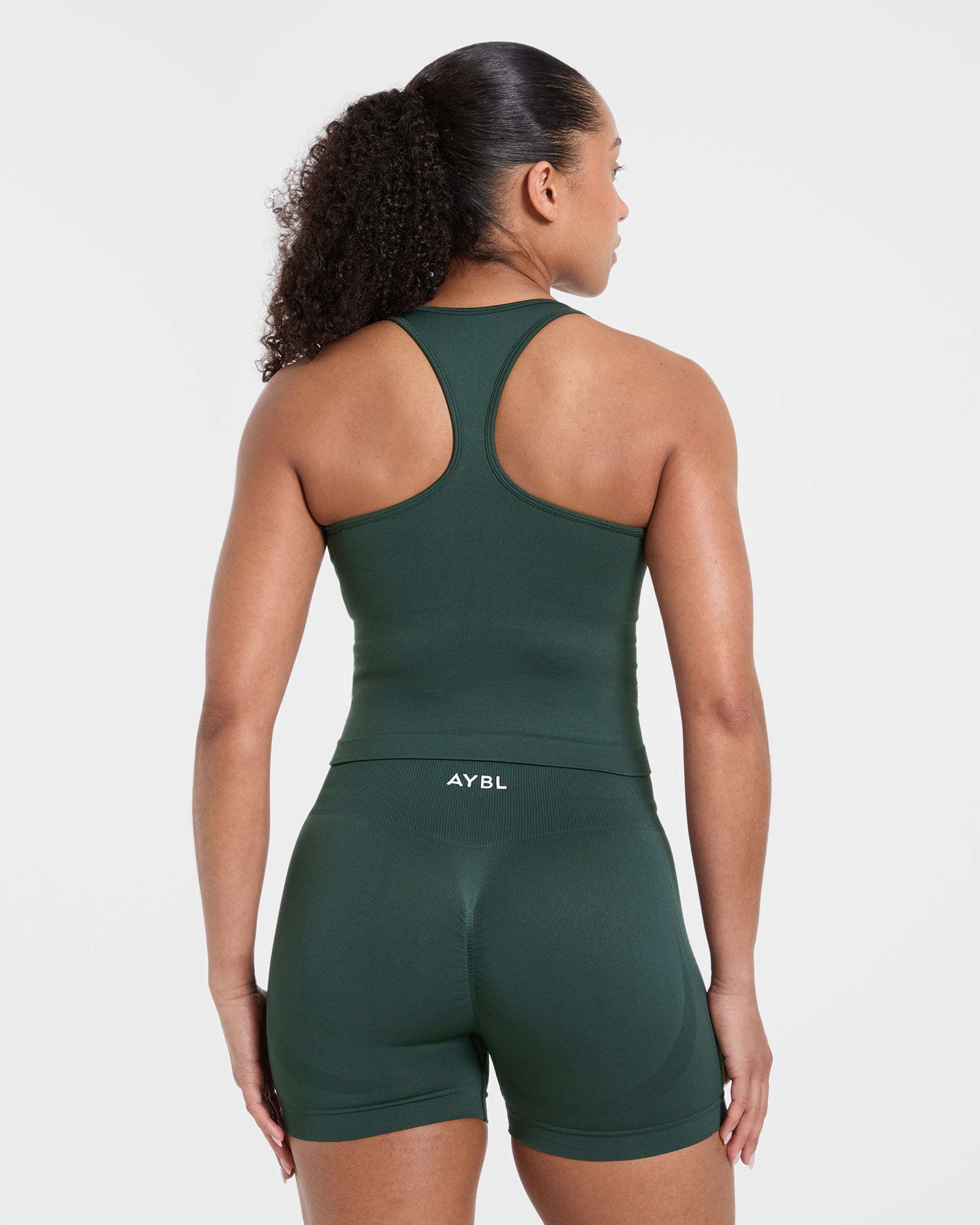 Empower Seamless Tank Top - Dark Vert