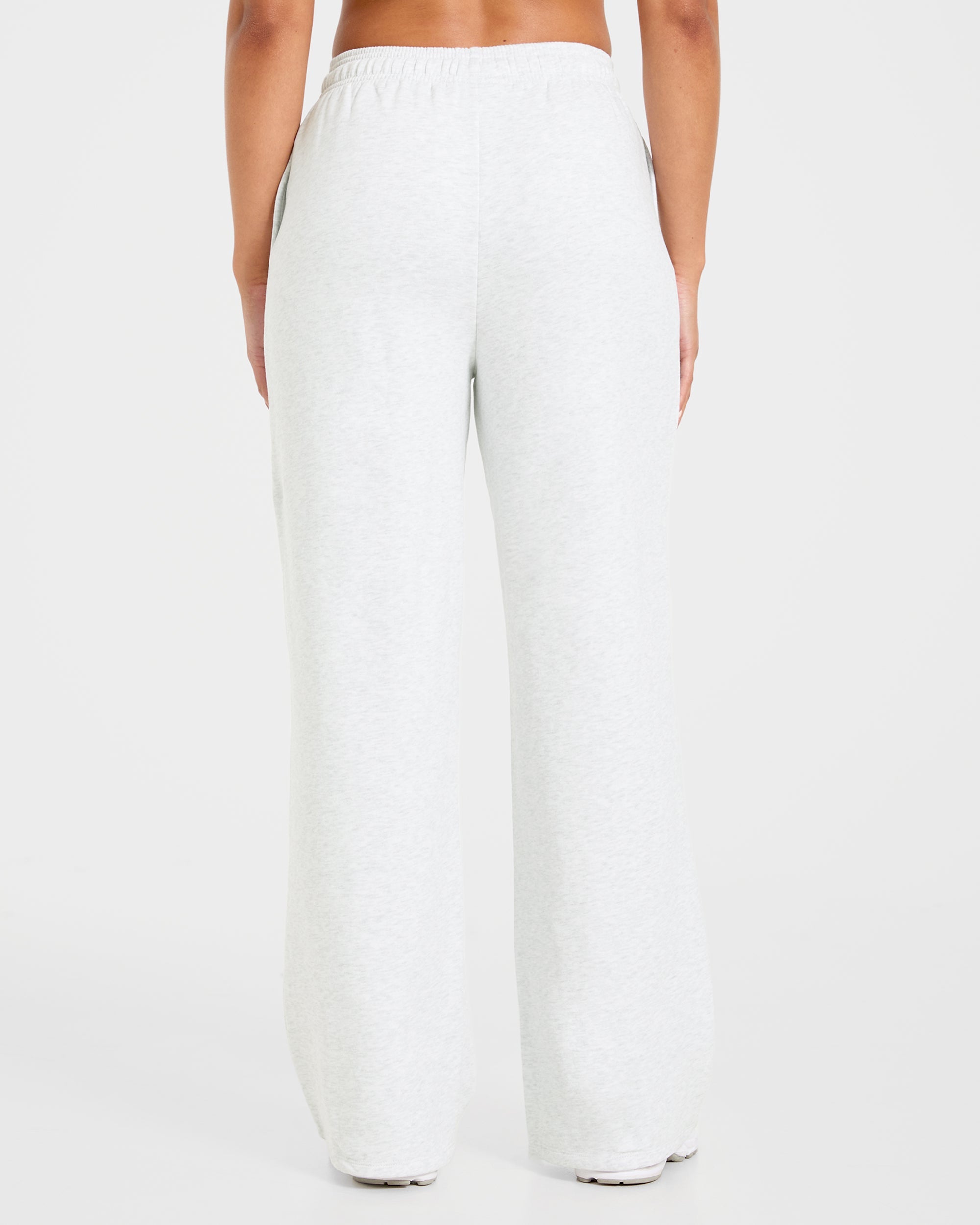Lifestyle Oversized Straight Leg Joggers - Heather Gris