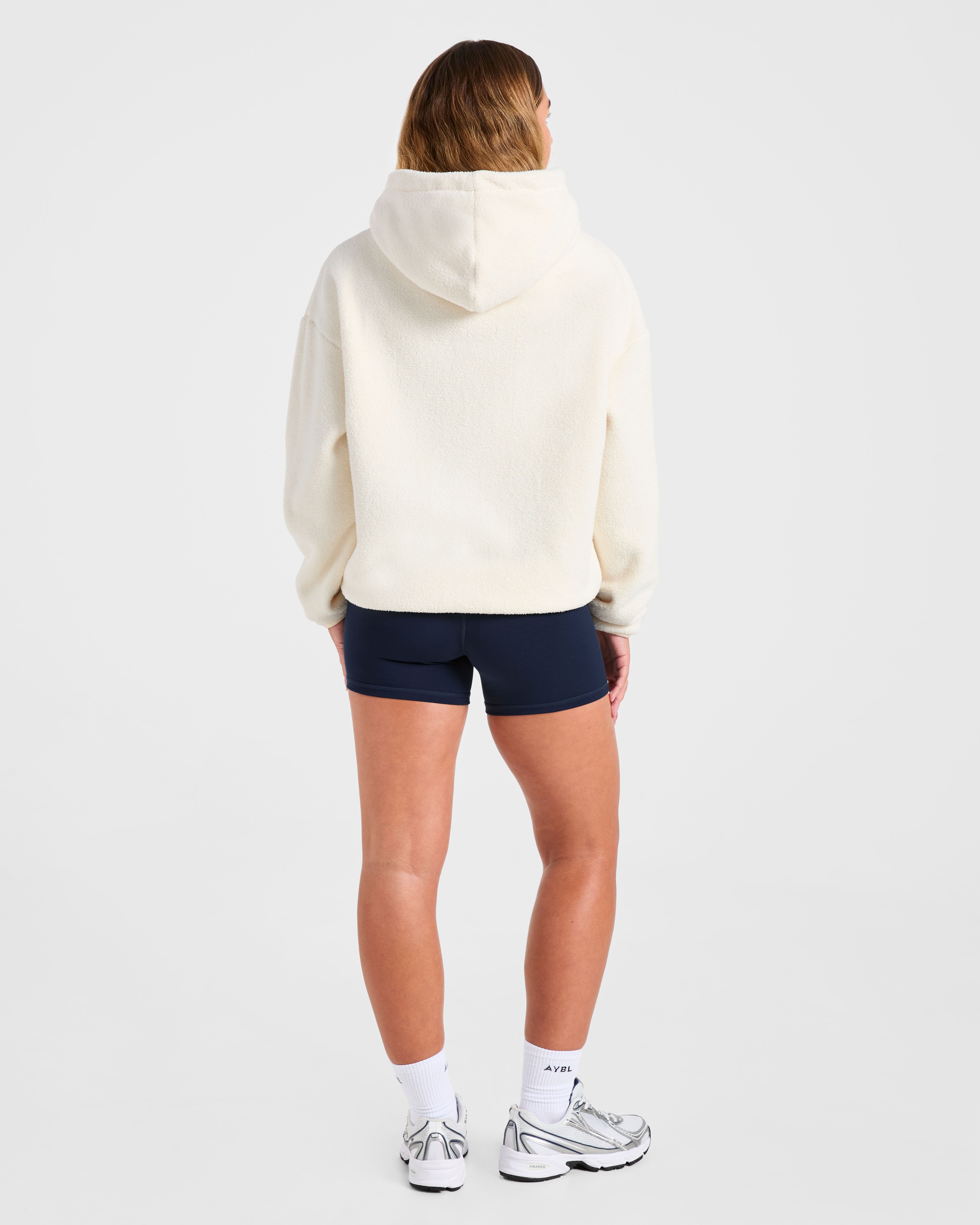 AYBL Sports Oversized Fleece Hoodie - Crème