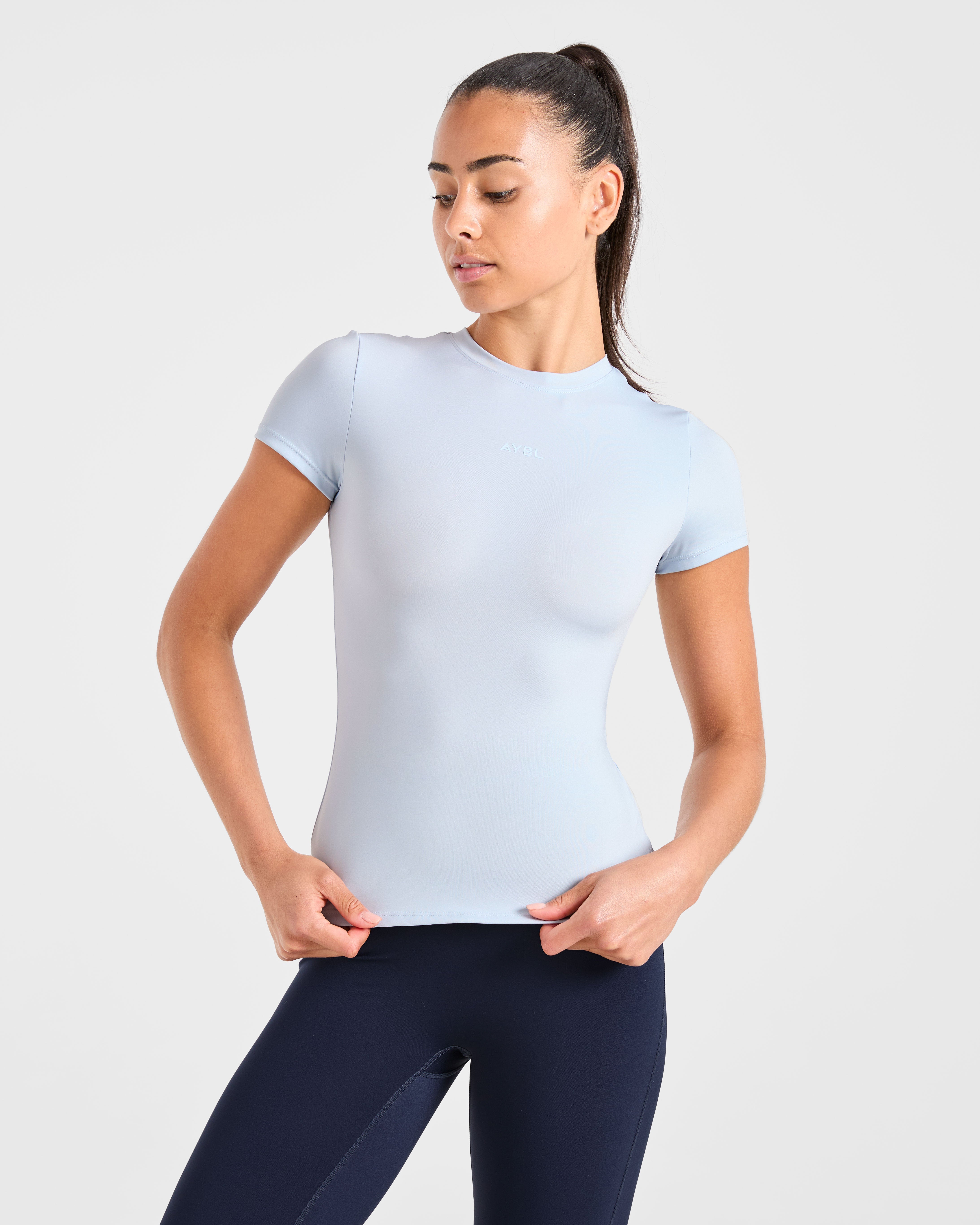 Sculpt T Shirt - Pastel Bleu