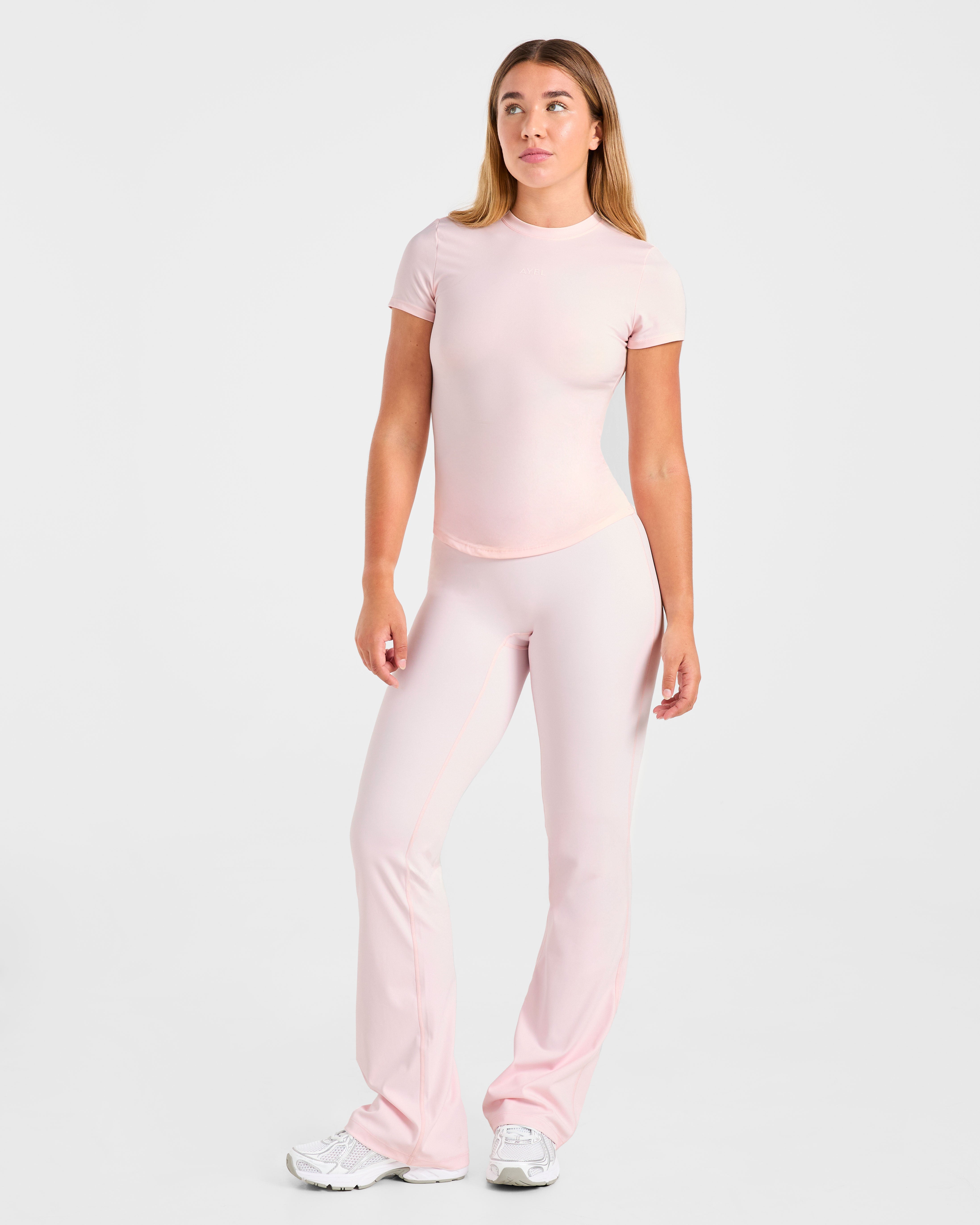 Sculpt T Shirt - Pastel Rose