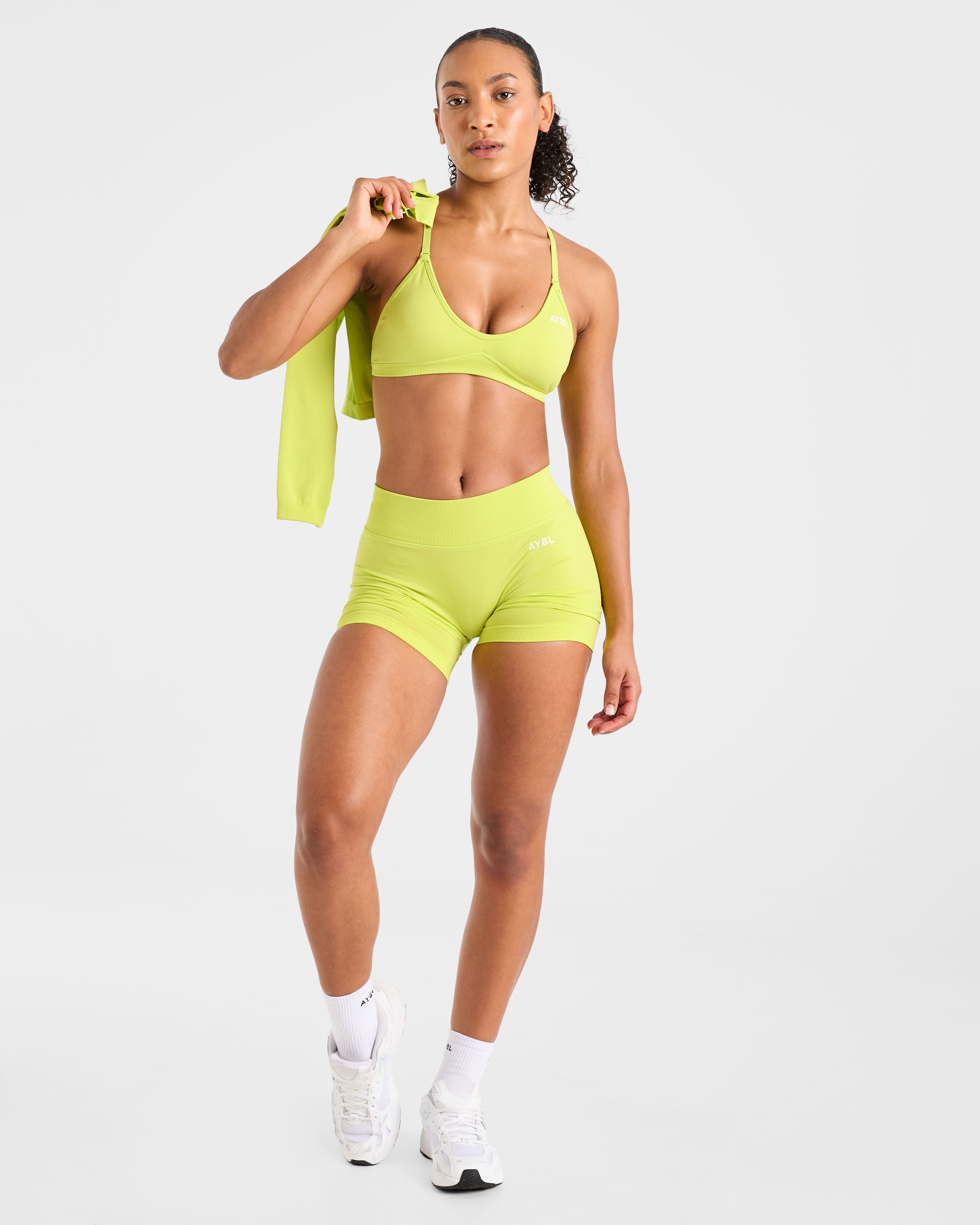Adapt Seamless Shorts - Lime Vert