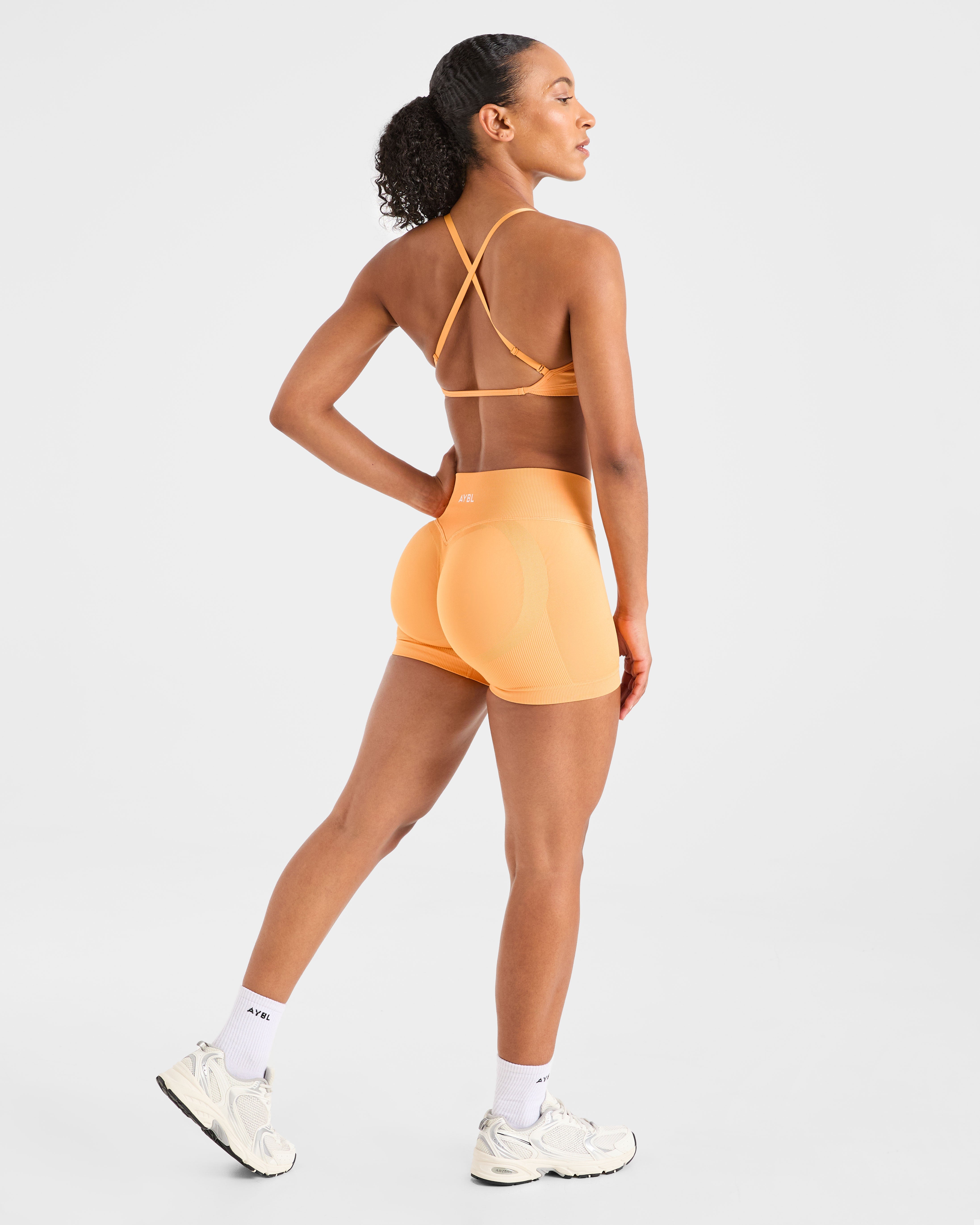 Adapt Seamless Shorts - Bright Orange