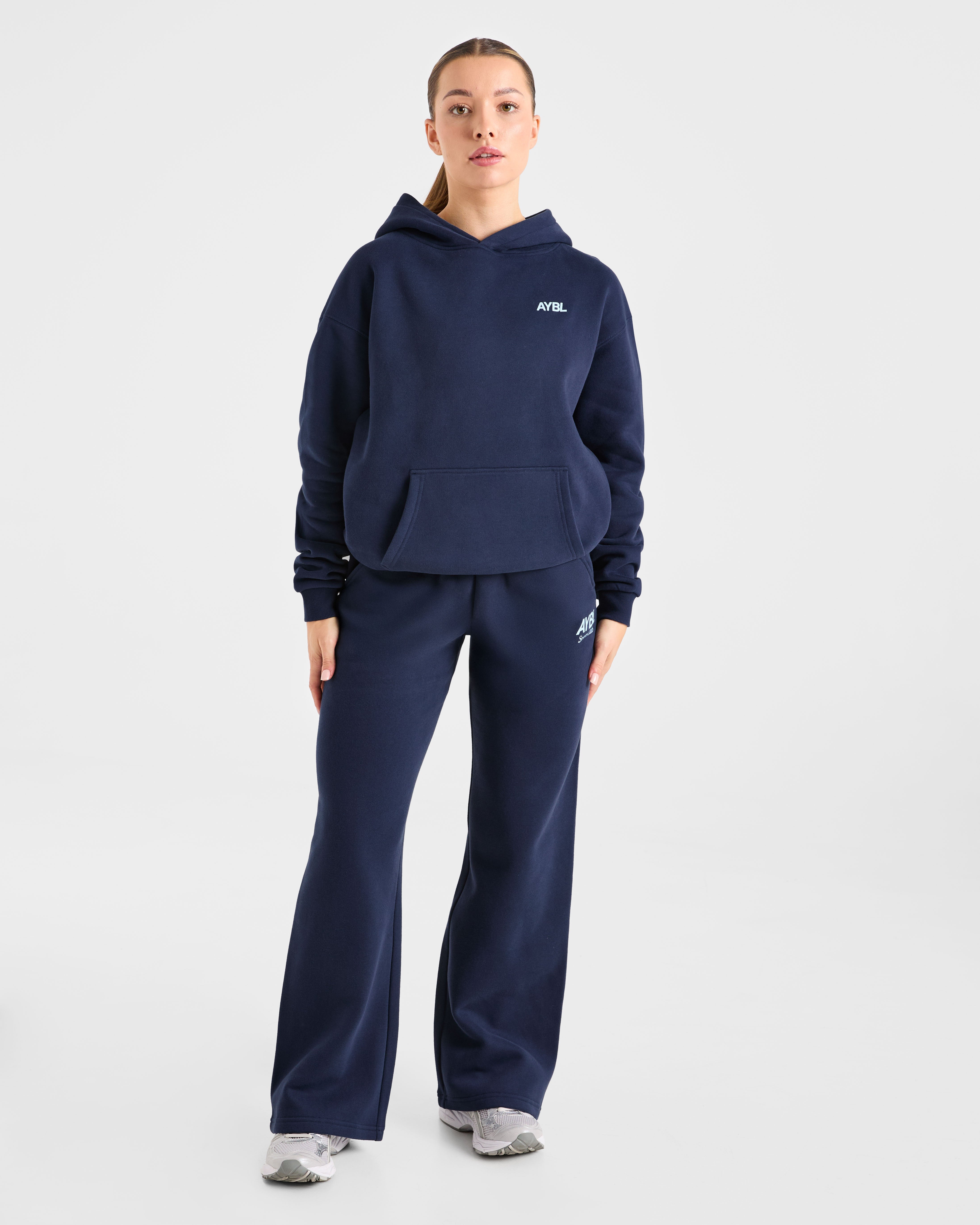 AYBL Sports Club Oversized Hoodie - Navy/Bleu