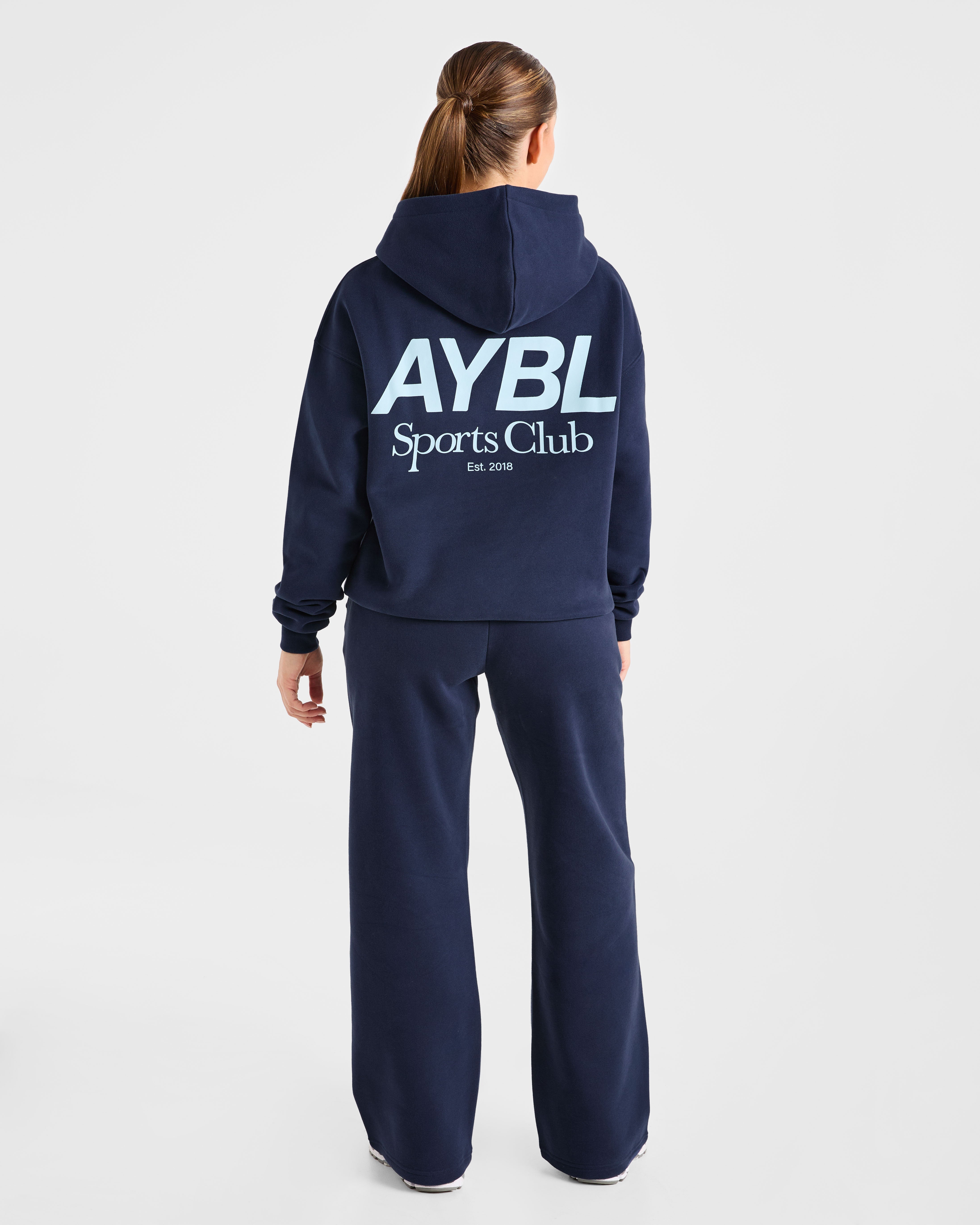 AYBL Sports Club Oversized Hoodie - Navy/Bleu