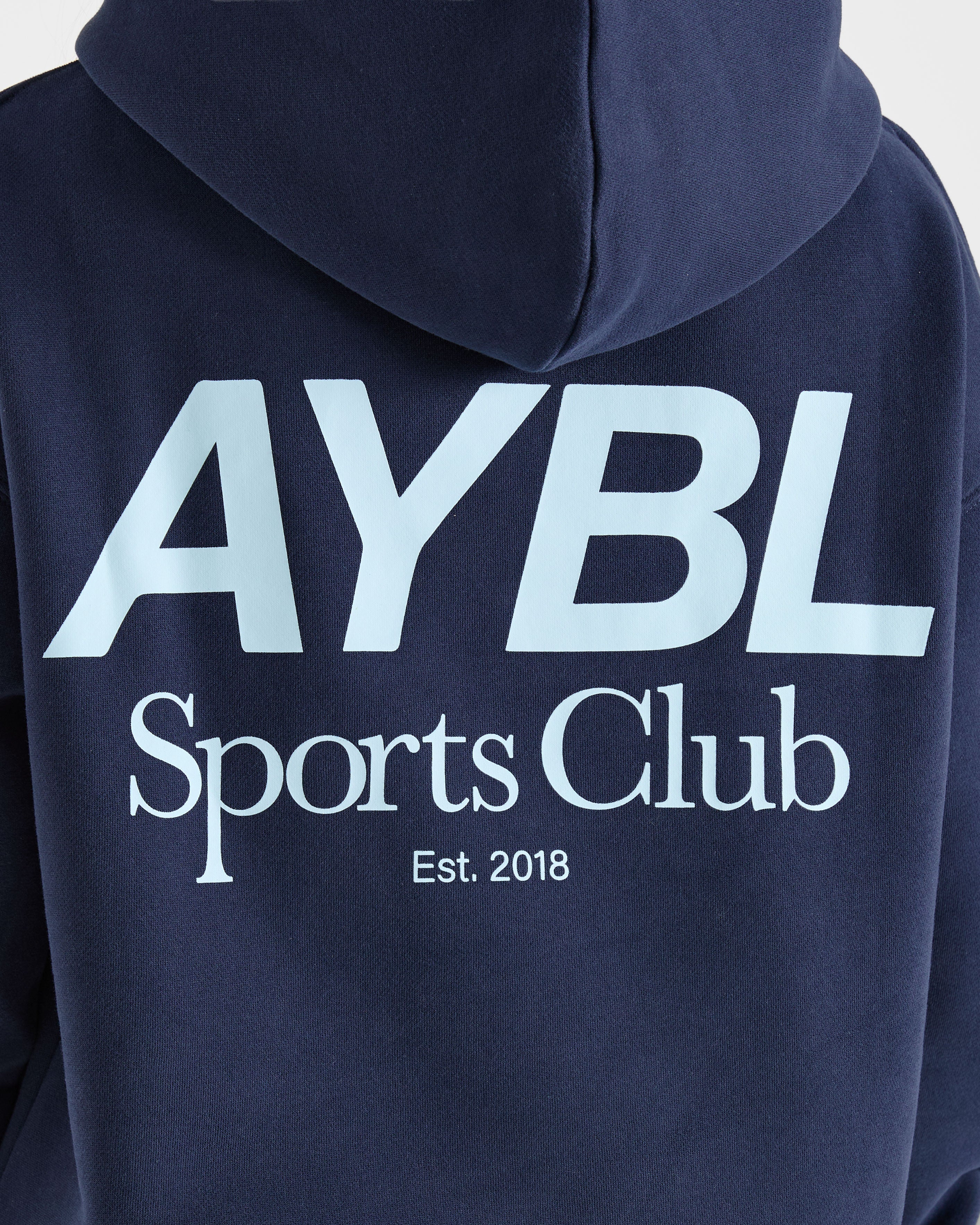 AYBL Sports Club Oversized Hoodie - Navy/Bleu