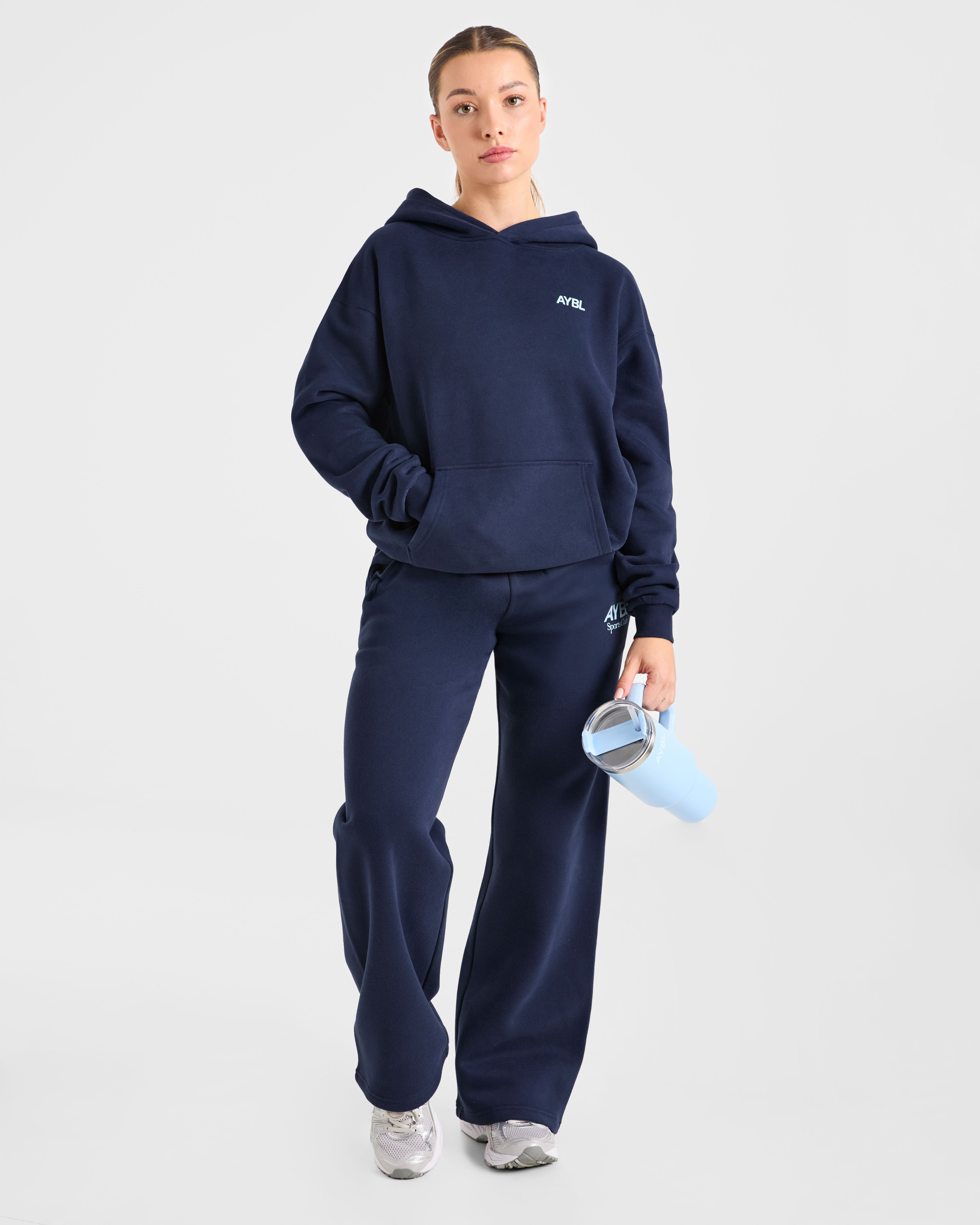 AYBL Sports Club Oversized Hoodie - Navy/Bleu