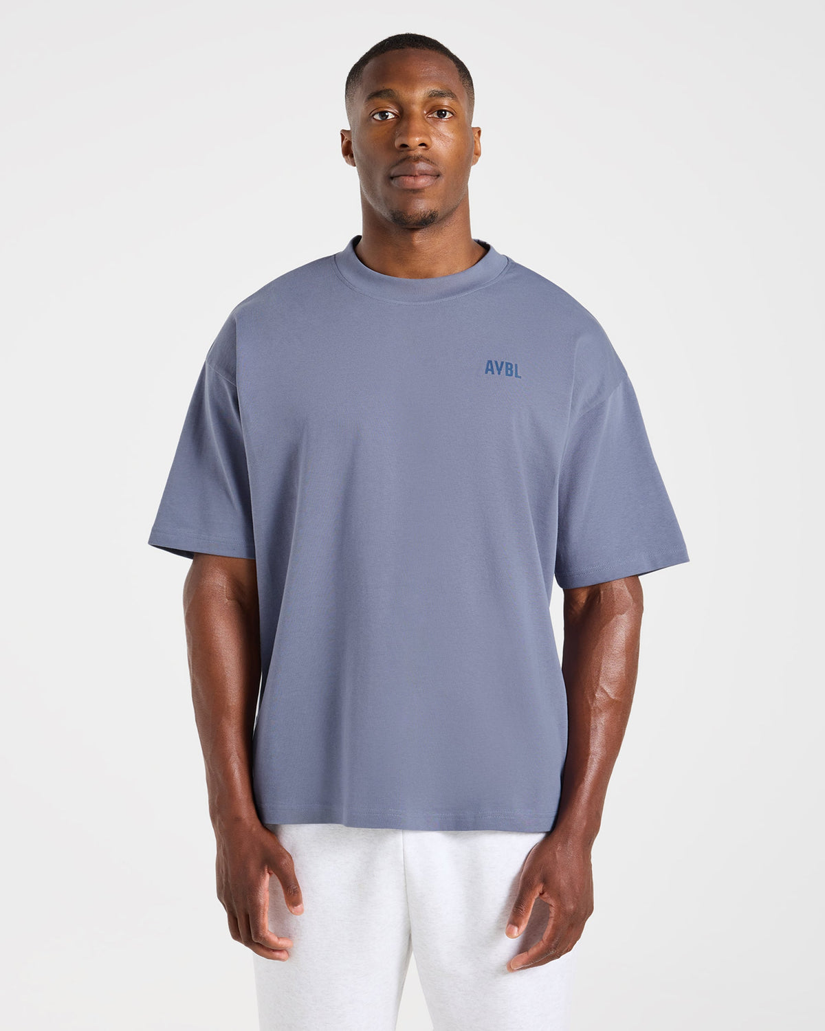 Script Collective Oversized T Shirt - Titanium Bleu