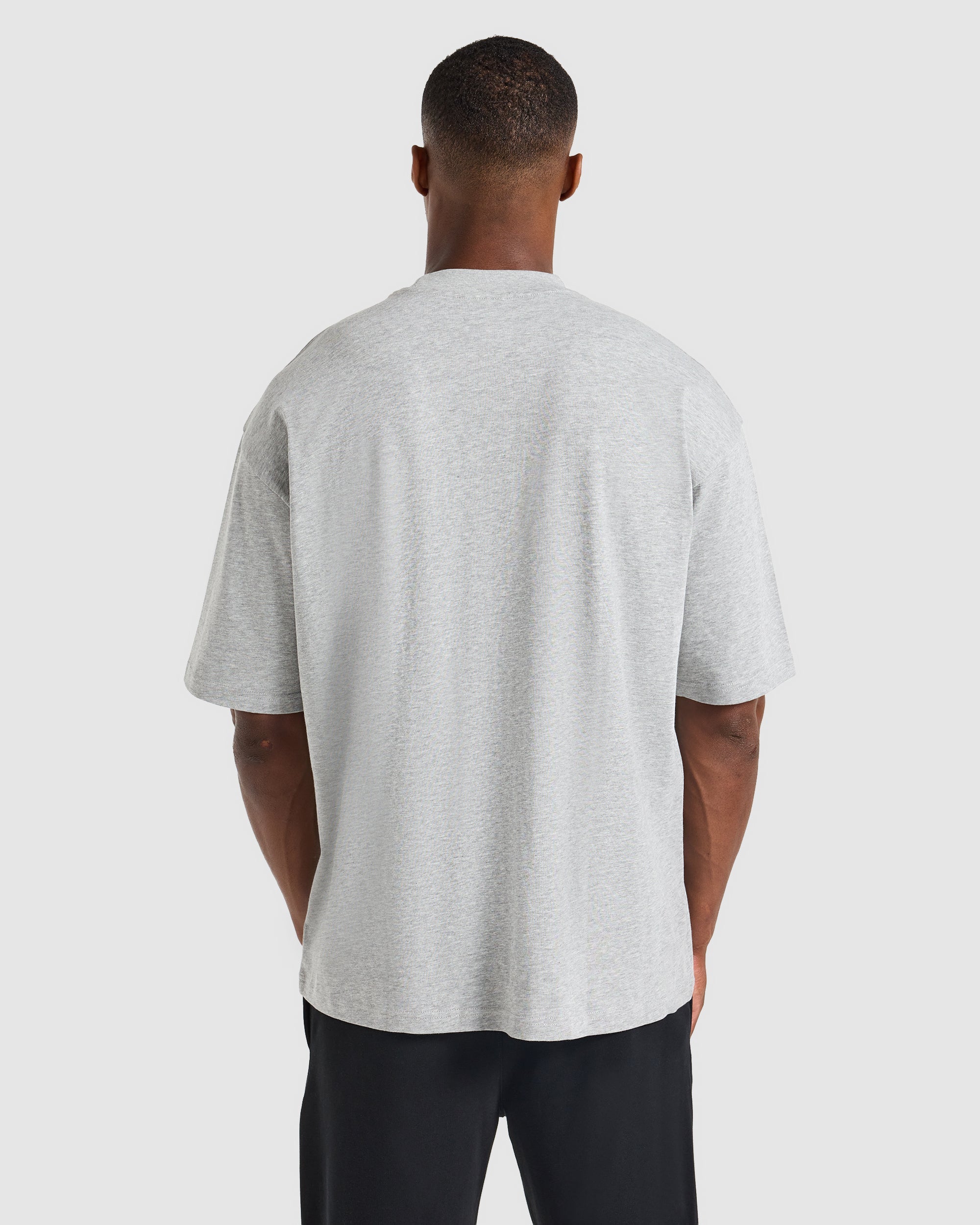 Craft Oversized T Shirt - Mid Marl Gris