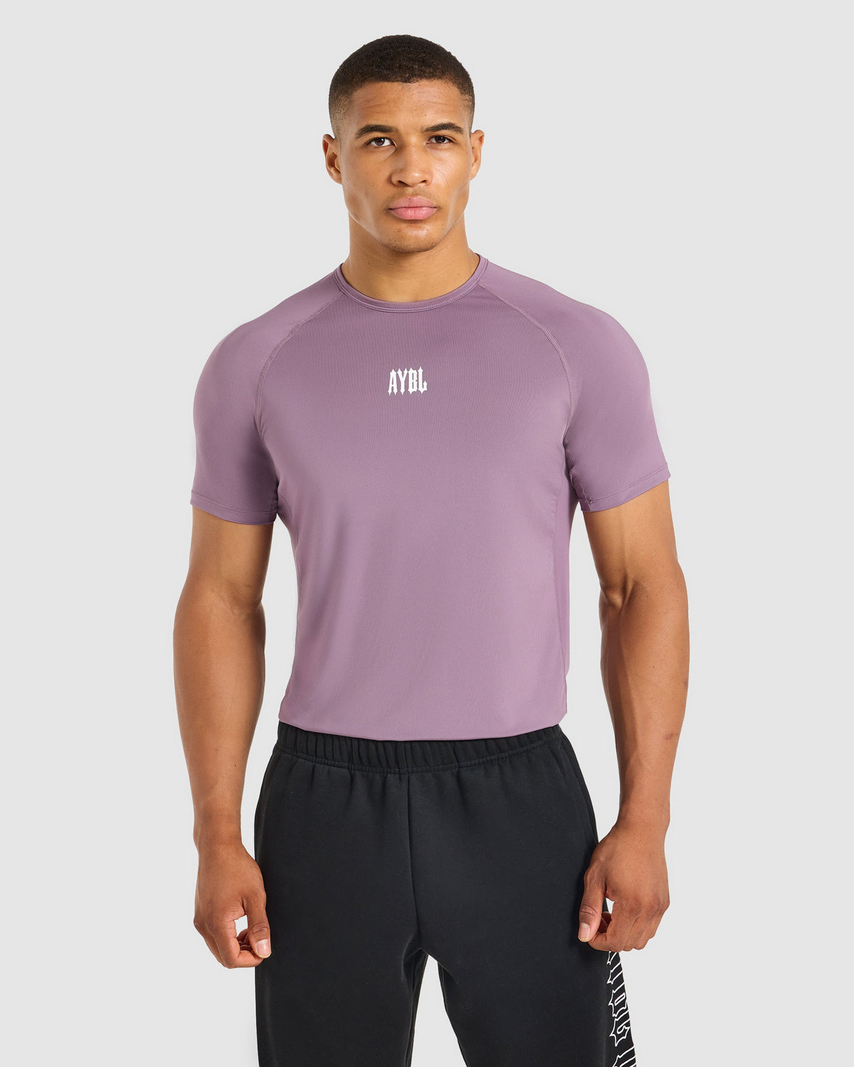 AYBL Iron Club Compression Relaxed T Shirt - Midnight Violet