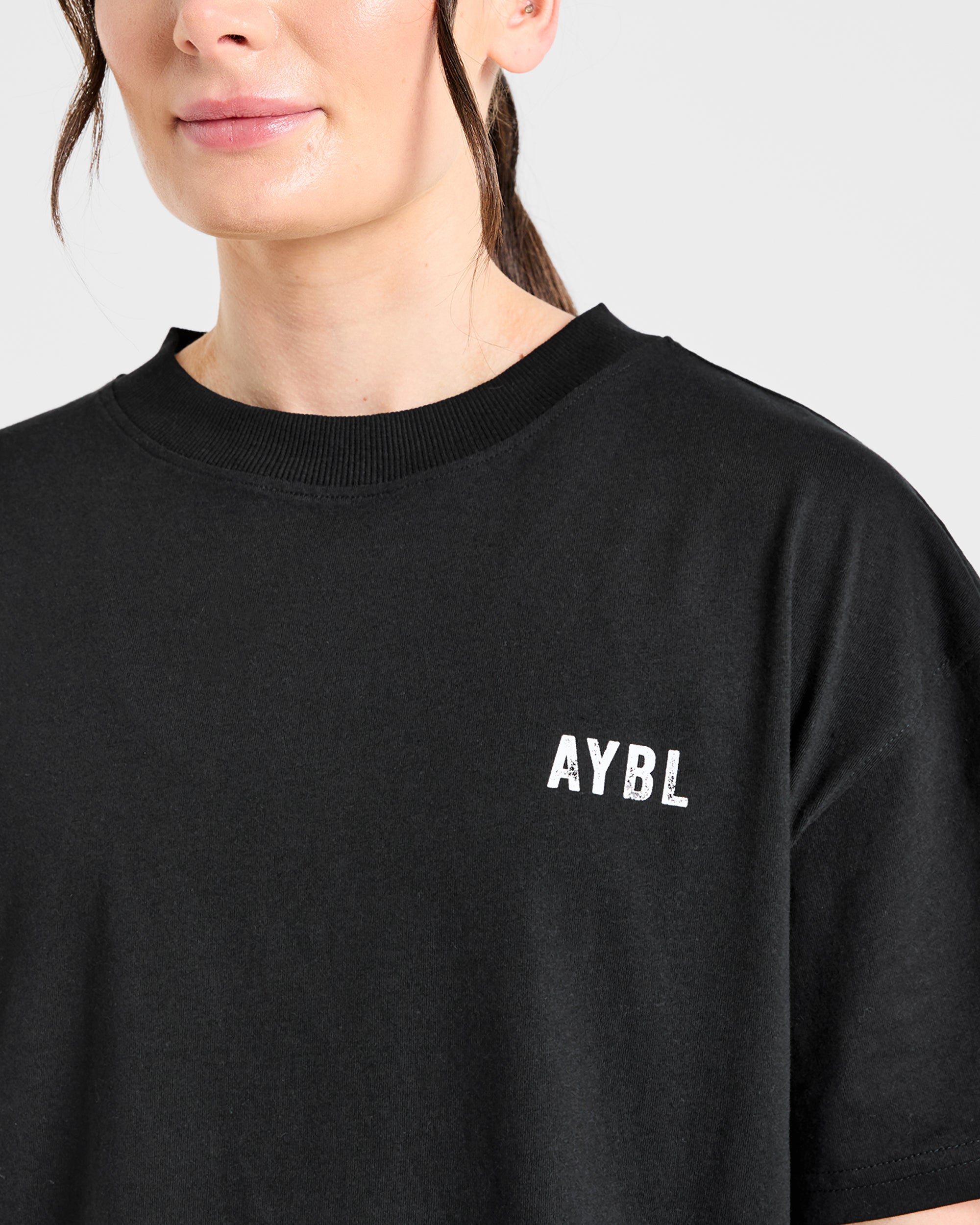 Sculpting Season Oversized T Shirt - Noir