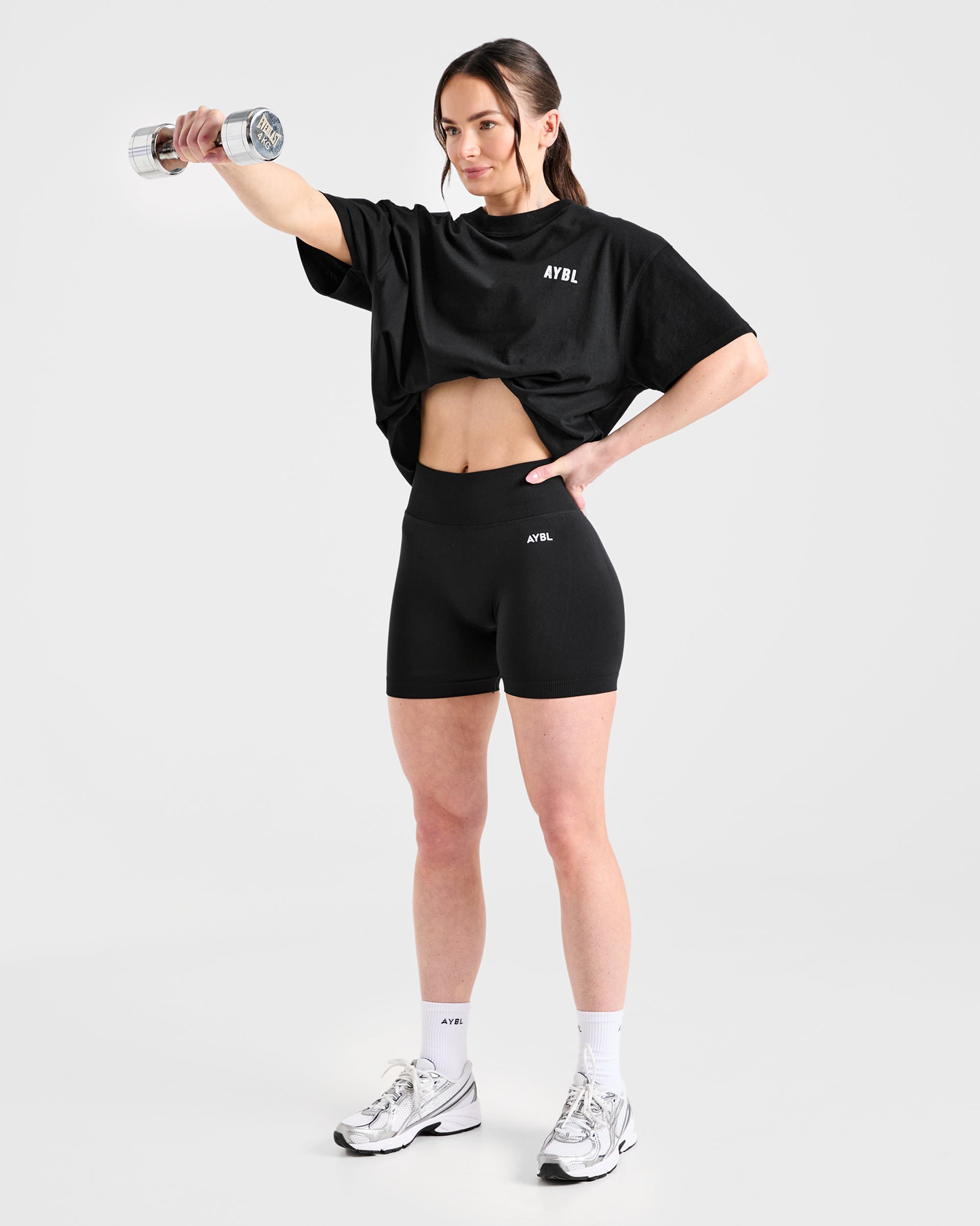Sculpting Season Oversized T Shirt - Noir