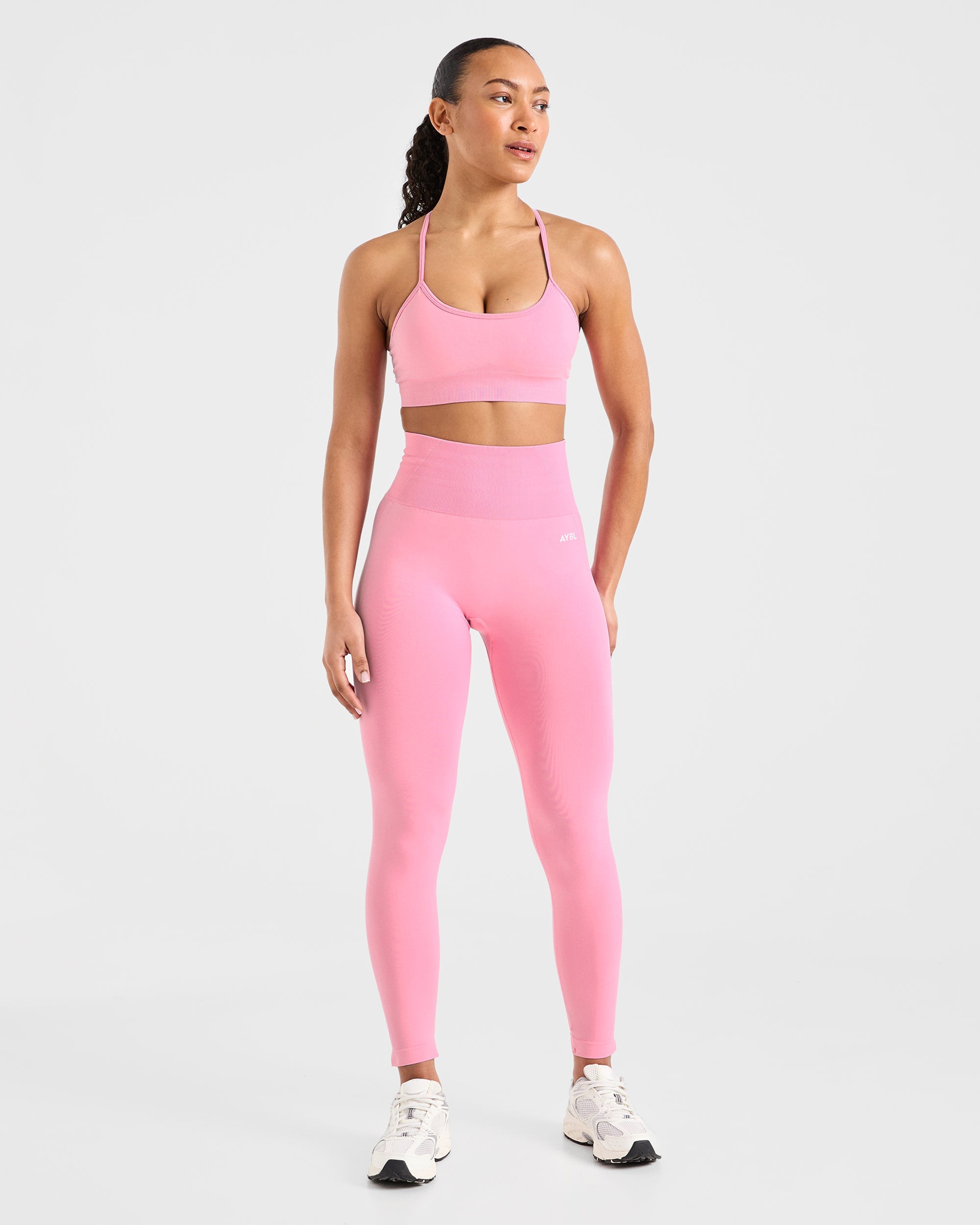 Empower Seamless Sports Bra - Baby Rose