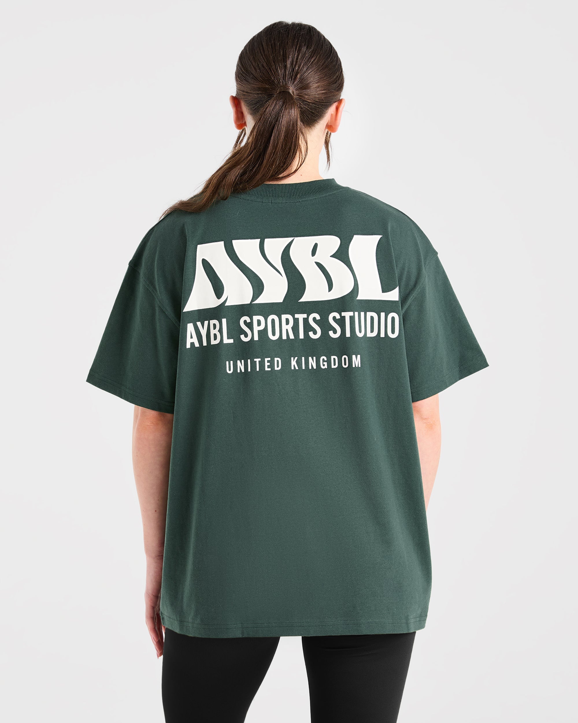 AYBL Sports Studio Oversized T Shirt - Forest Vert