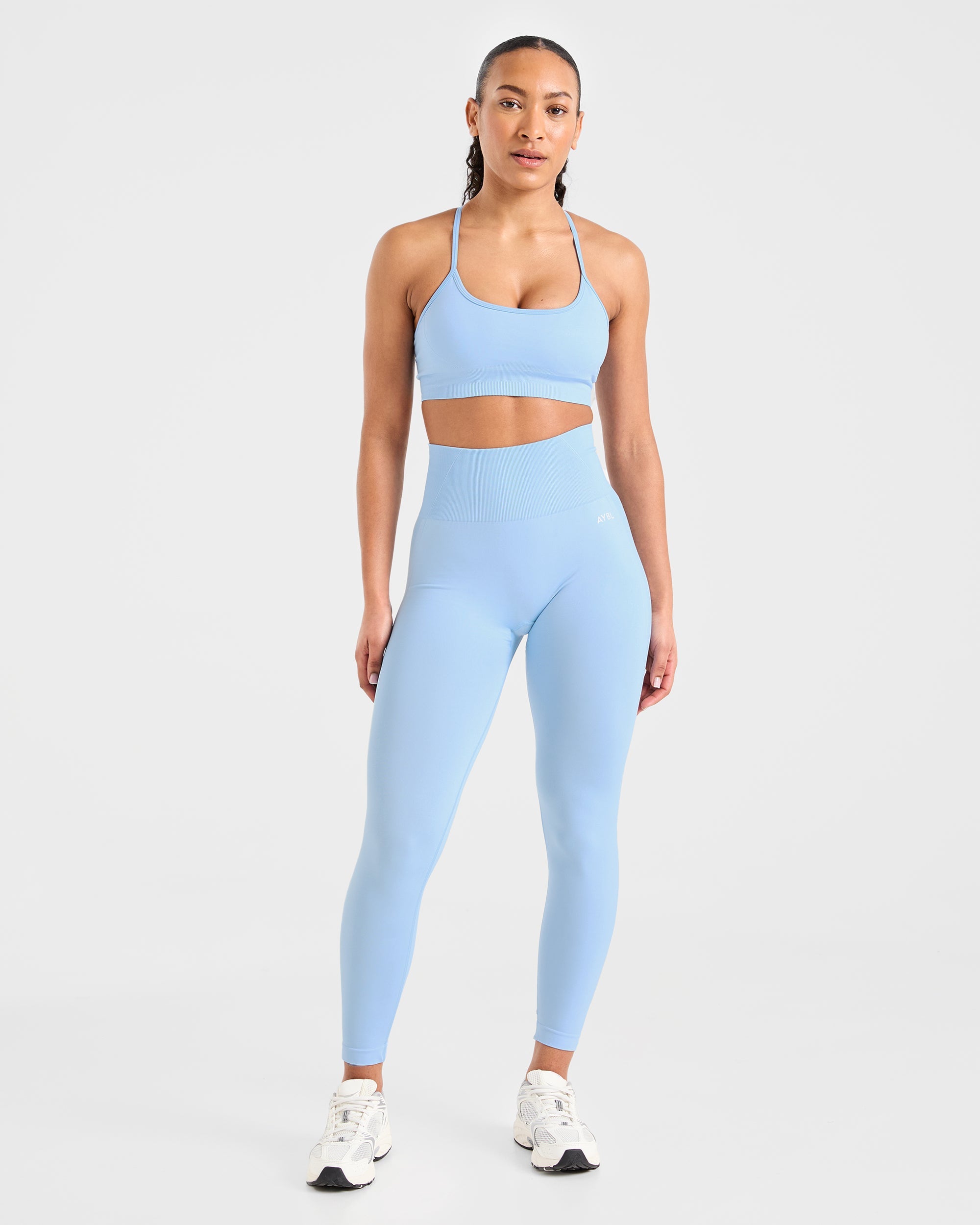 Empower Seamless Leggings - Sky Bleu