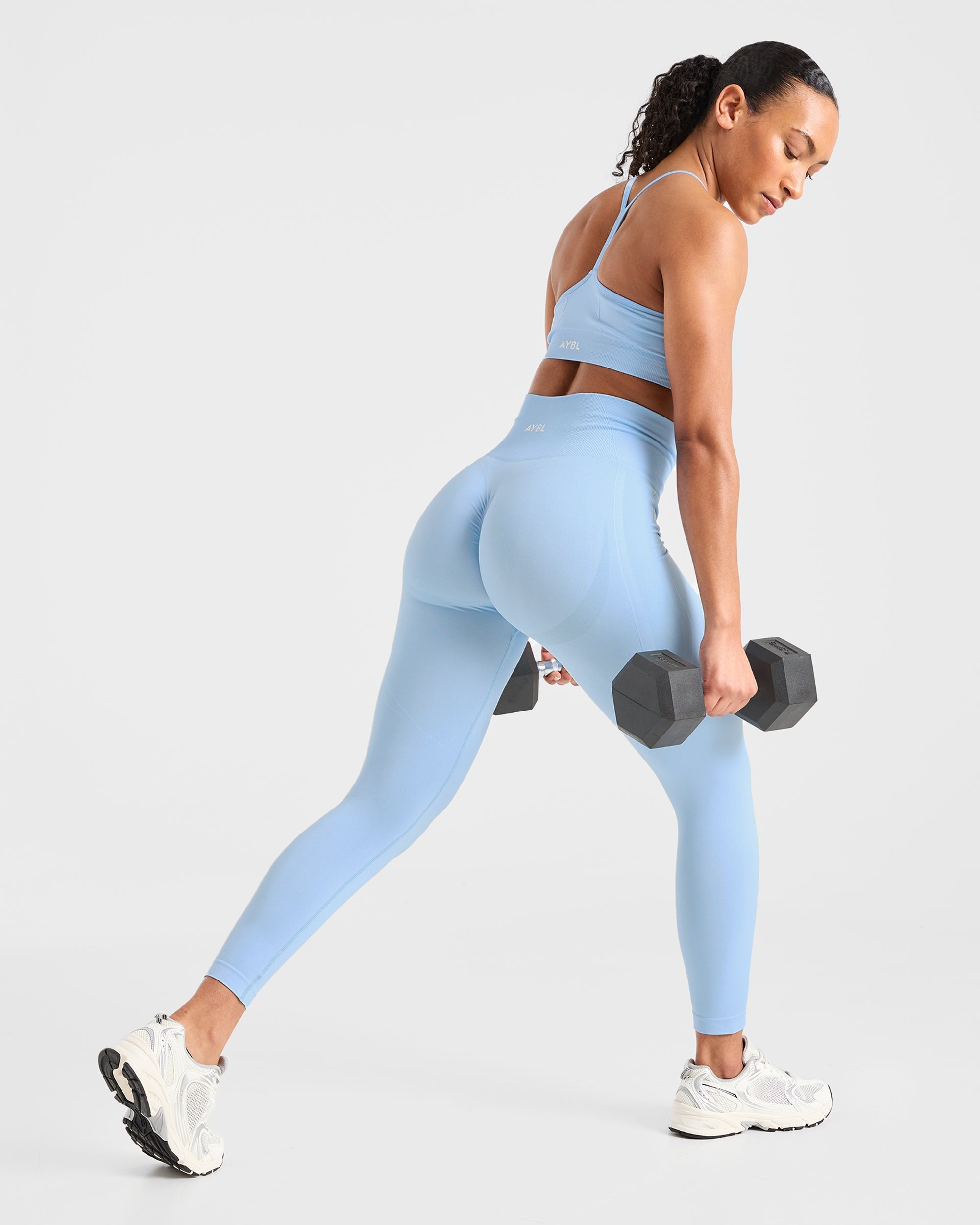 Empower Seamless Leggings - Sky Bleu