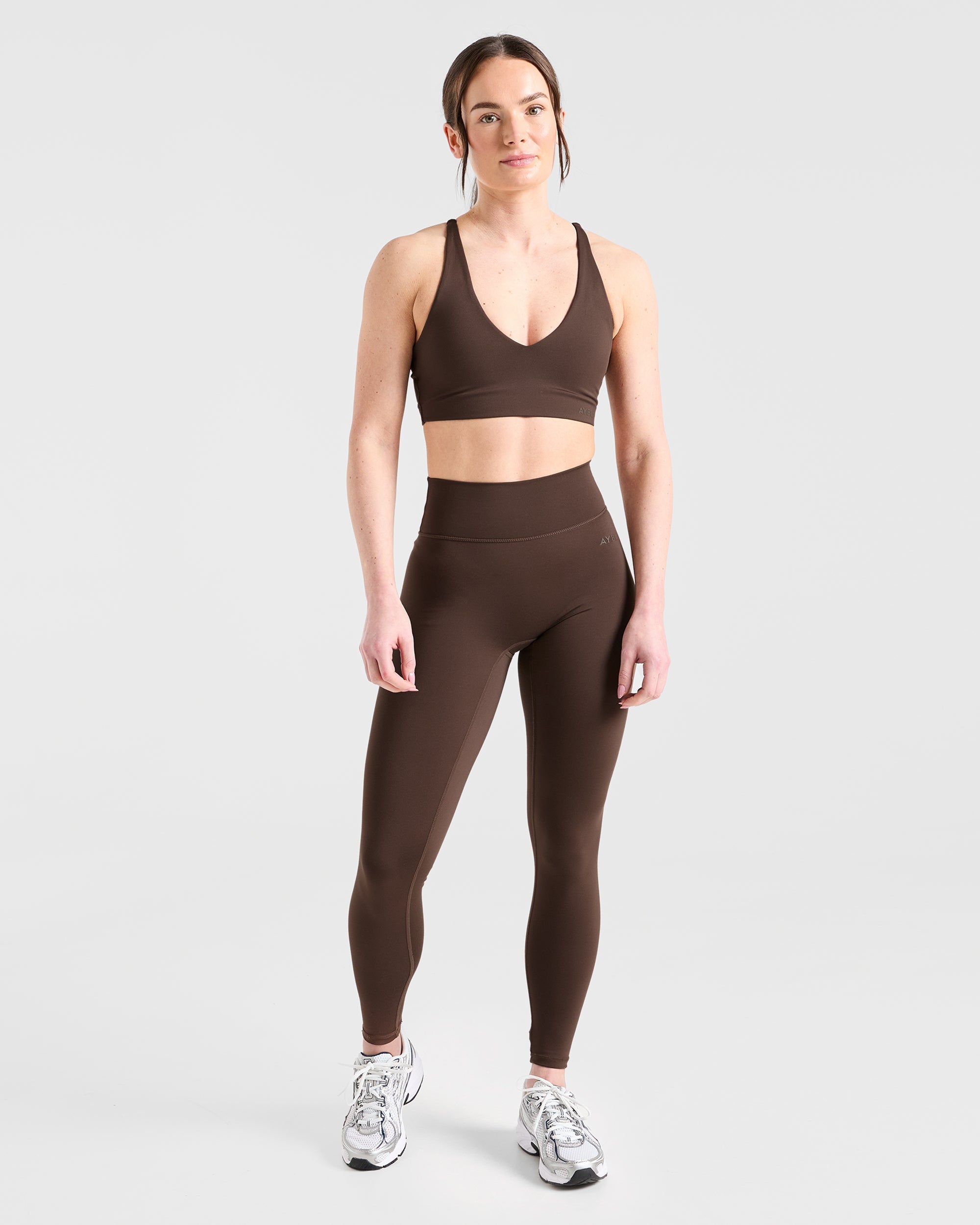 Staple Sports Bra - Marron