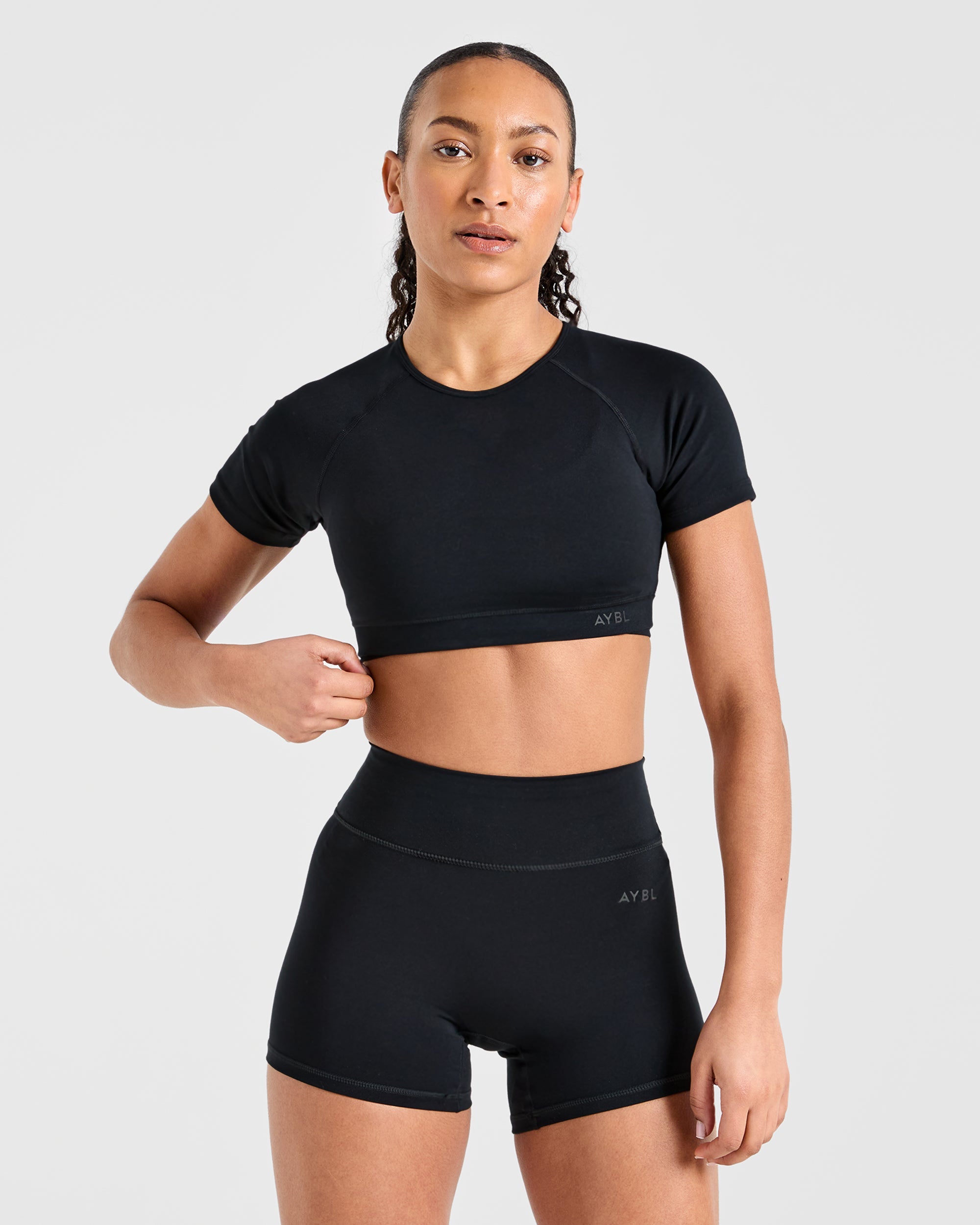 Staple Crop Top - Noir