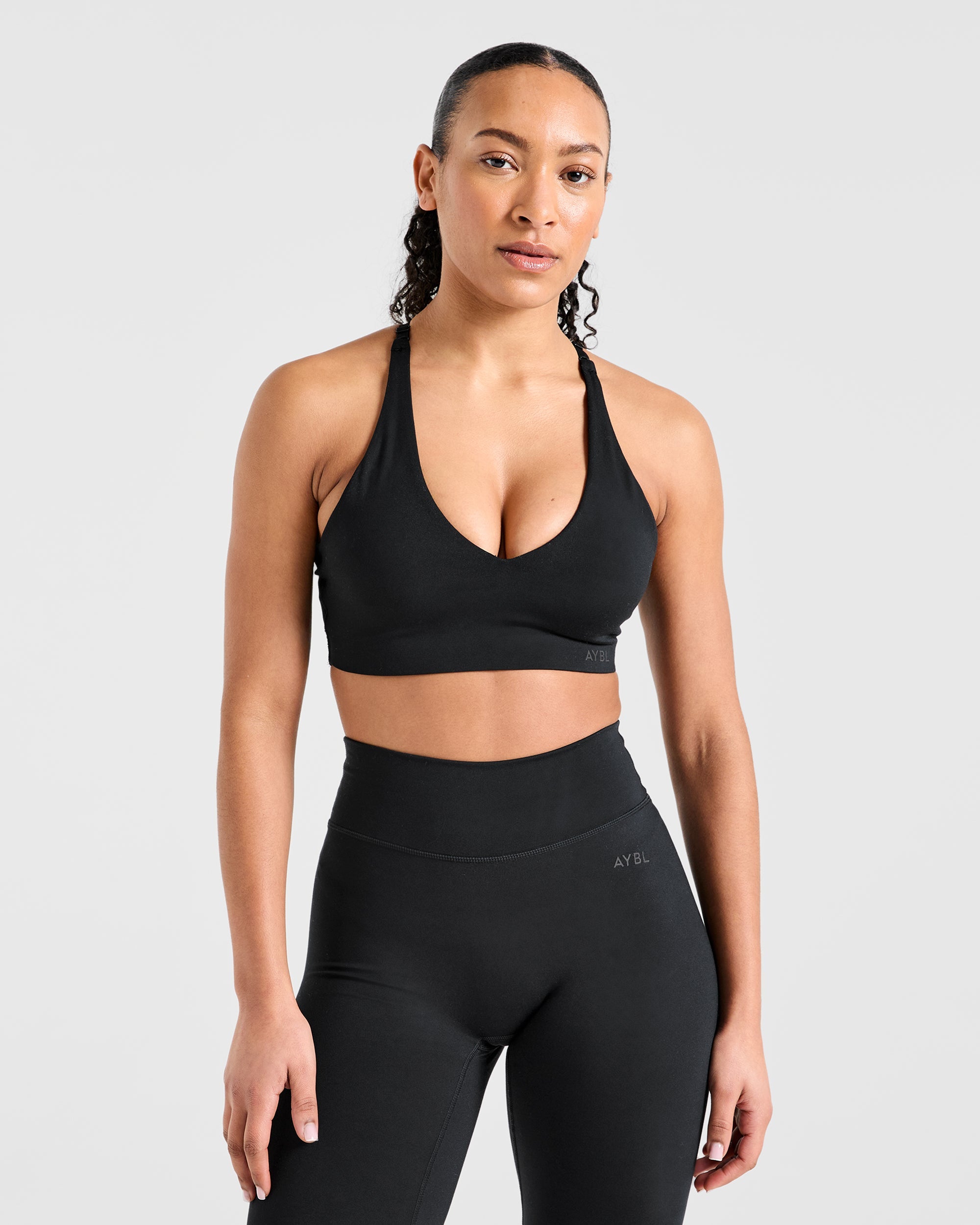 adidas Performance BRA - Soutien-gorge de sport - black/silver-coloured adidas Performance BRA - Soutien-gorge de sport - black/silver-coloured