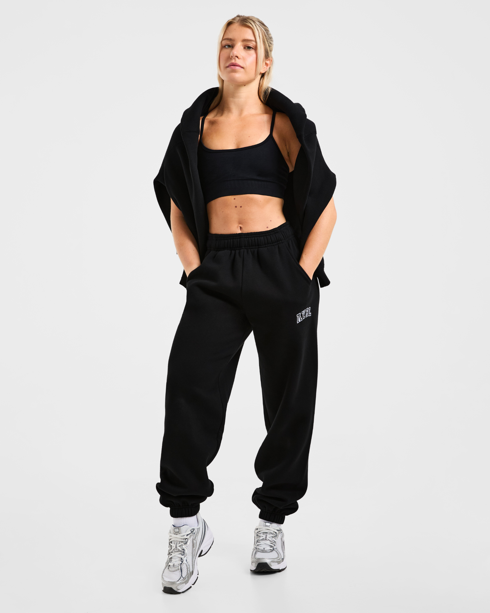 Varsity 2.0 Oversized Joggers - Noir