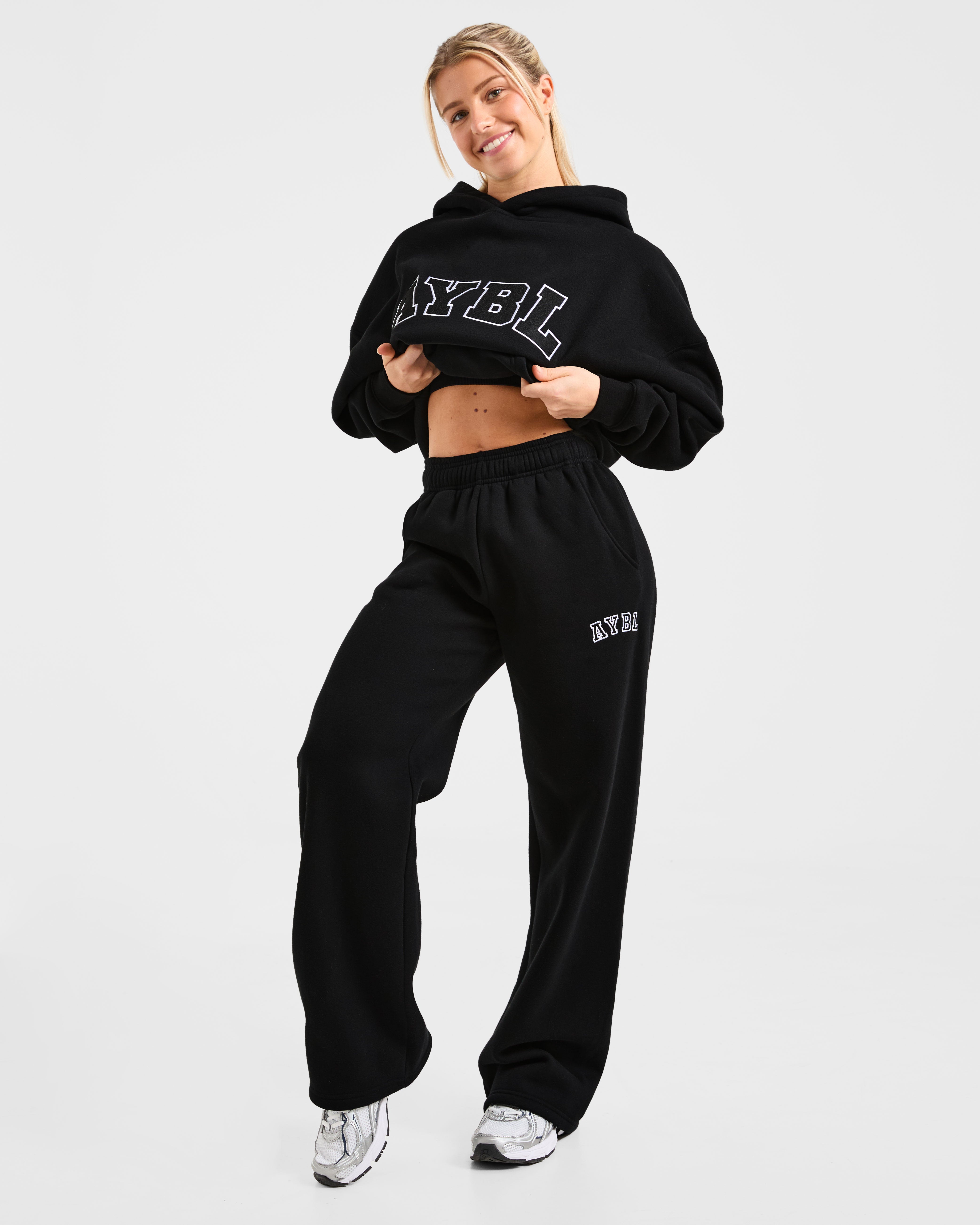 Varsity 2.0 Oversized Hoodie - Noir