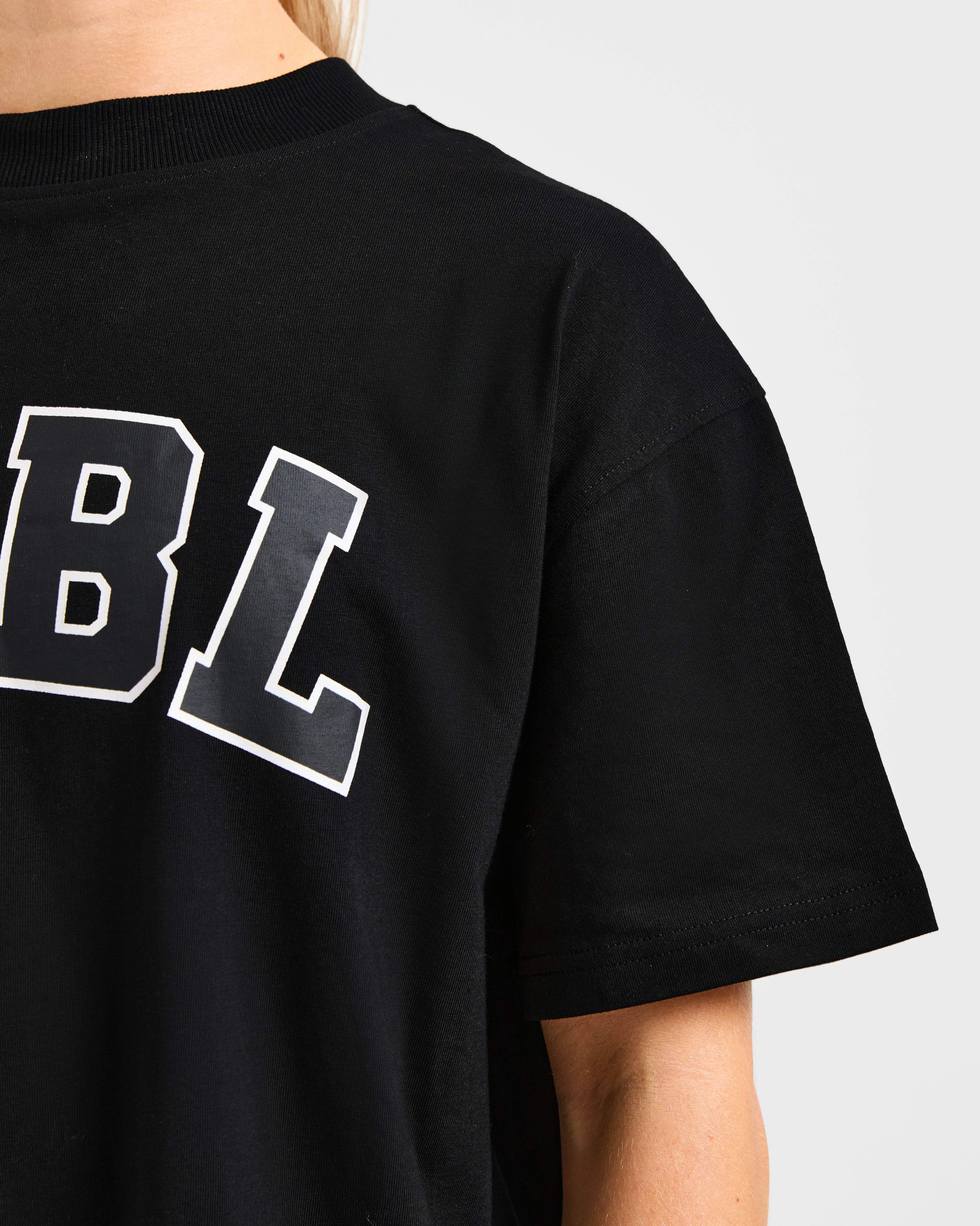 Varsity 2.0 Oversized T Shirt - Noir