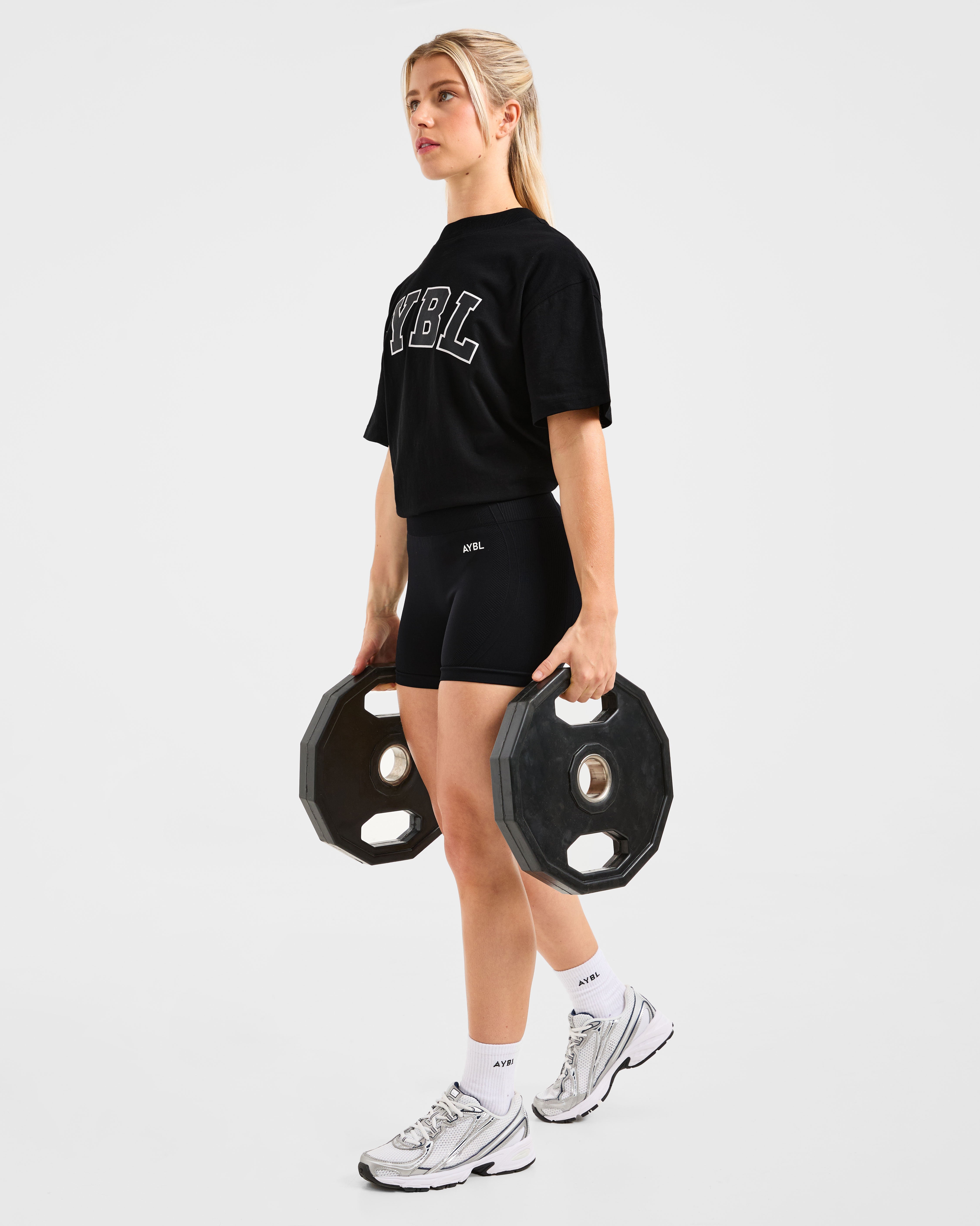 Varsity 2.0 Oversized T Shirt - Noir