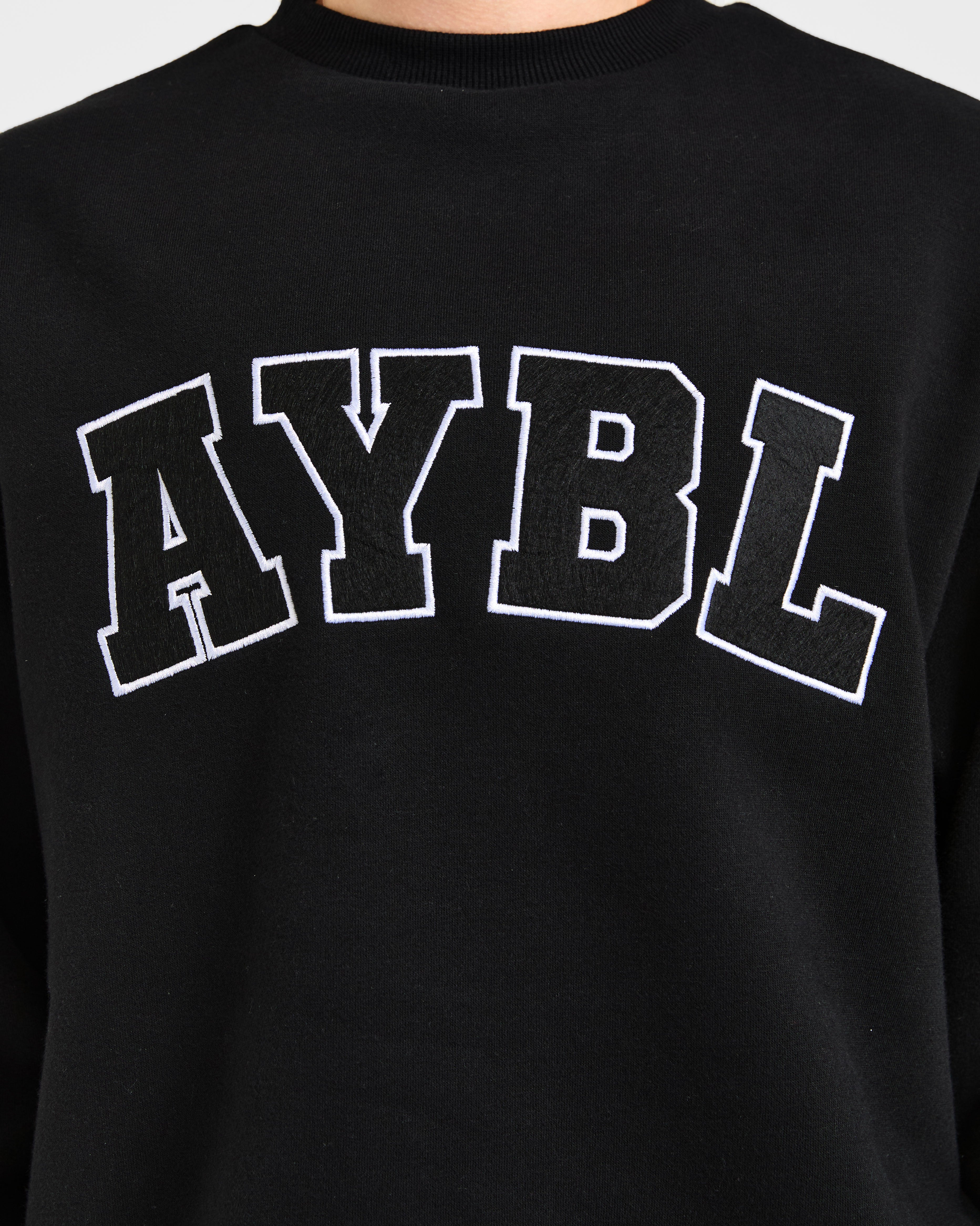 Varsity 2.0 Oversized Sweatshirt - Noir