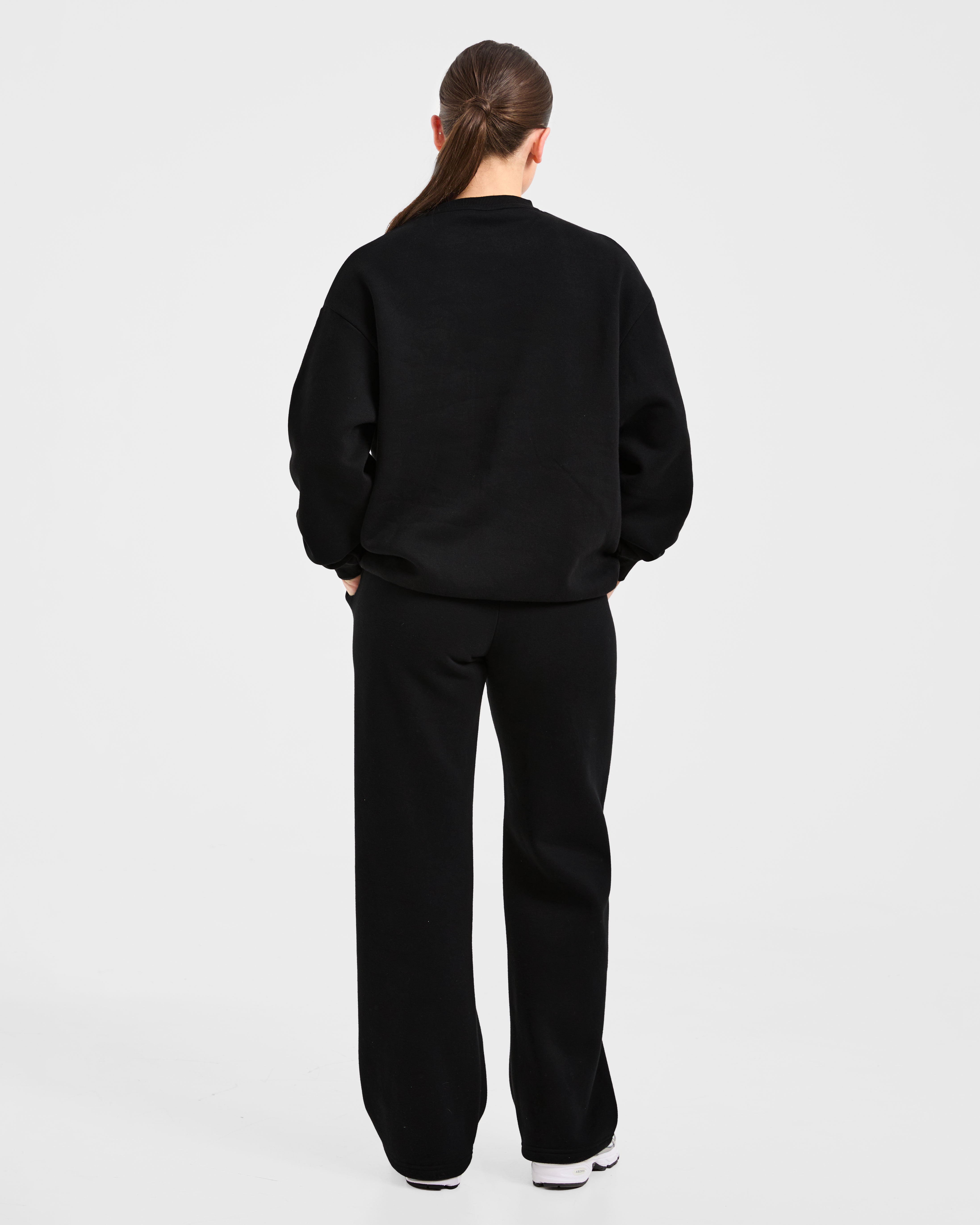 Varsity 2.0 Oversized Sweatshirt - Noir
