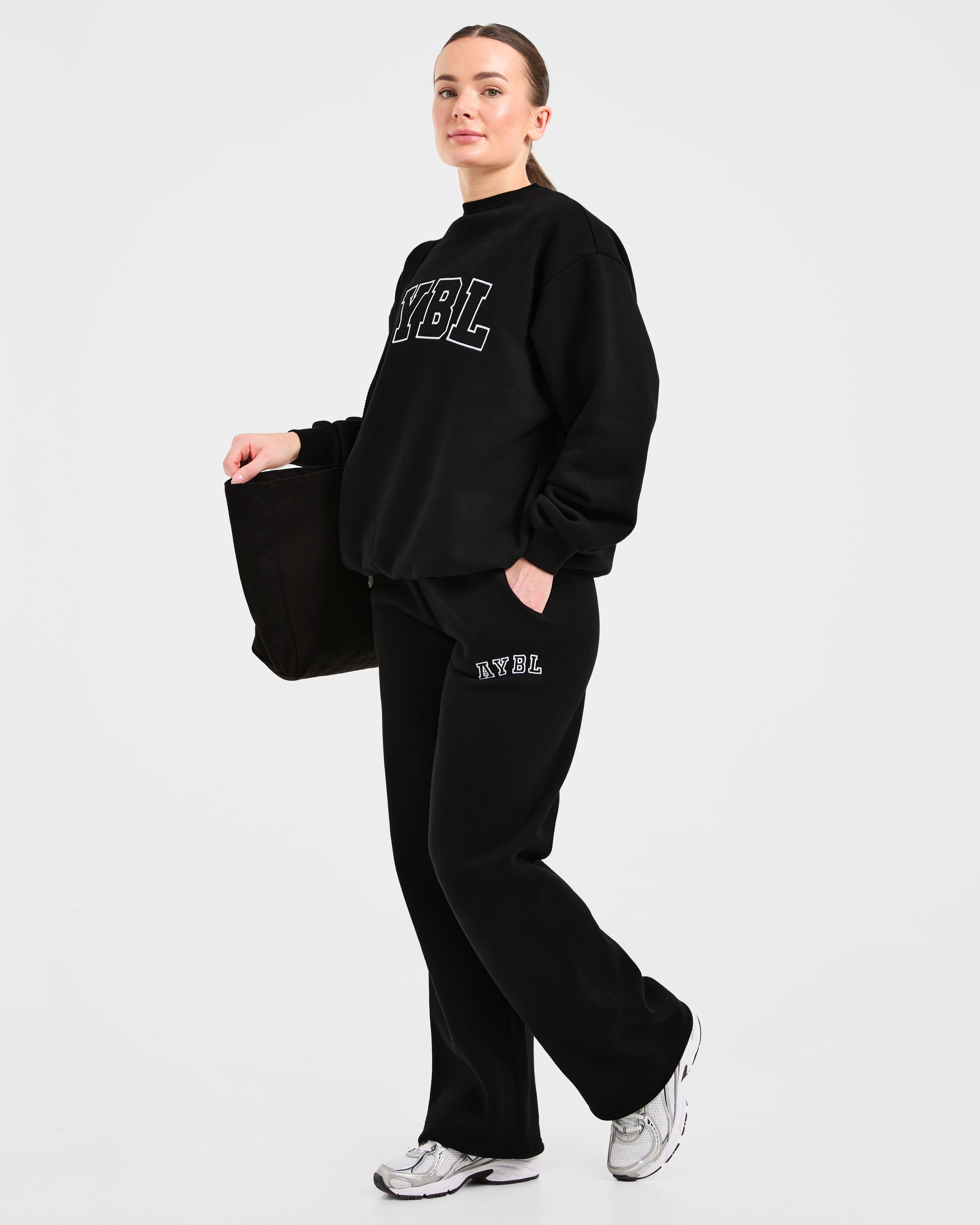 Varsity 2.0 Oversized Sweatshirt - Noir