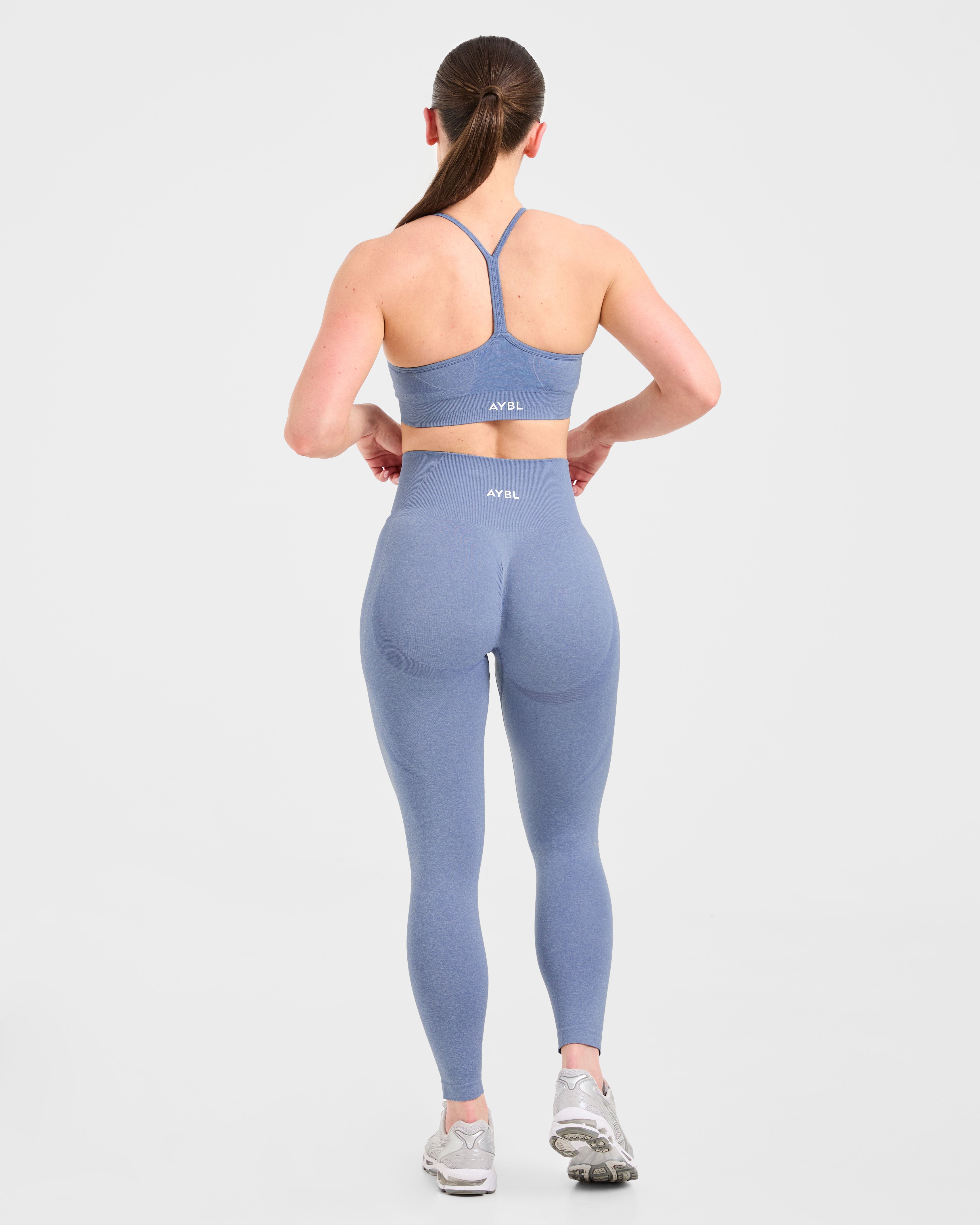 Empower Seamless Sports Bra - Bleu Marl