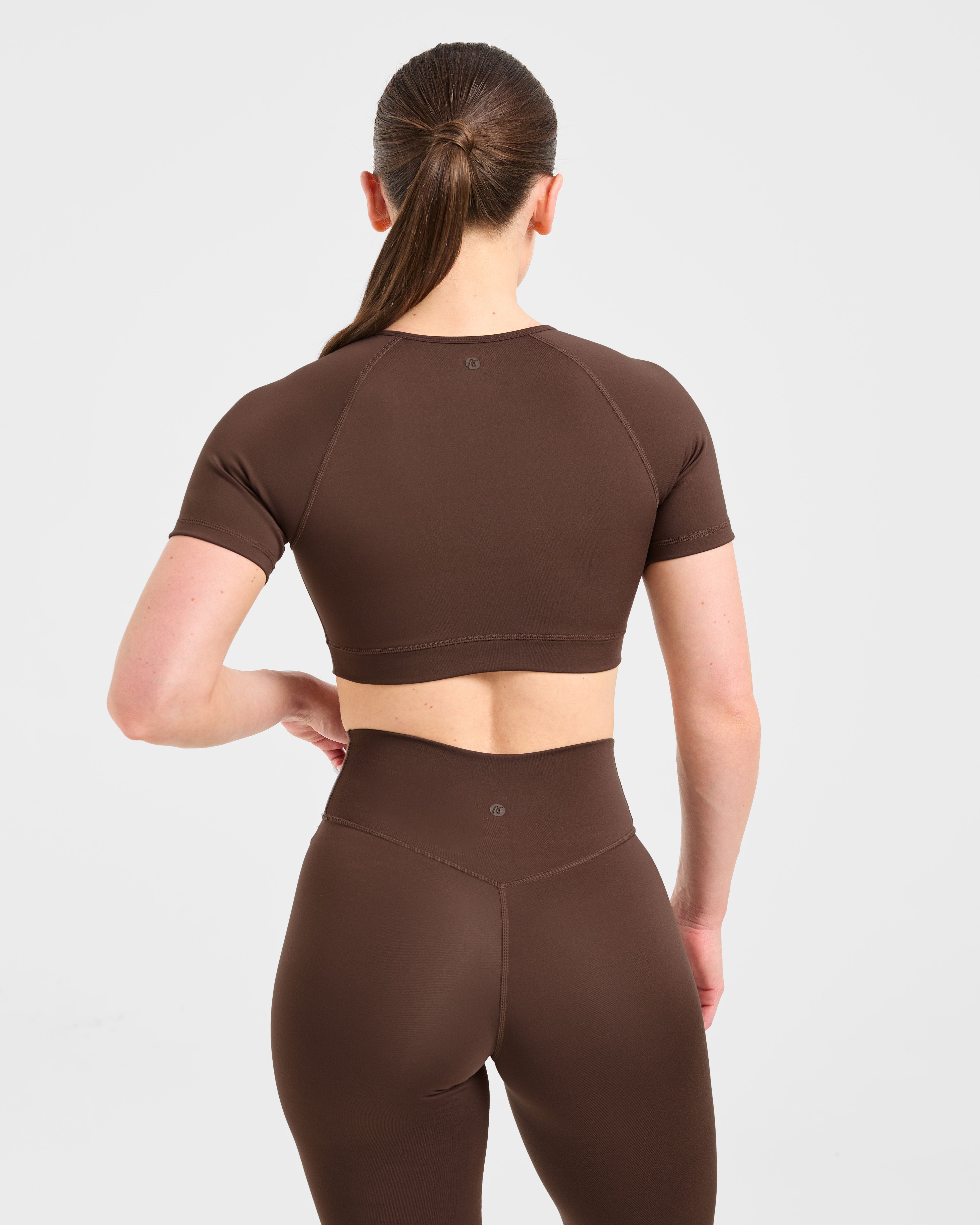 Staple Crop Top - Marron