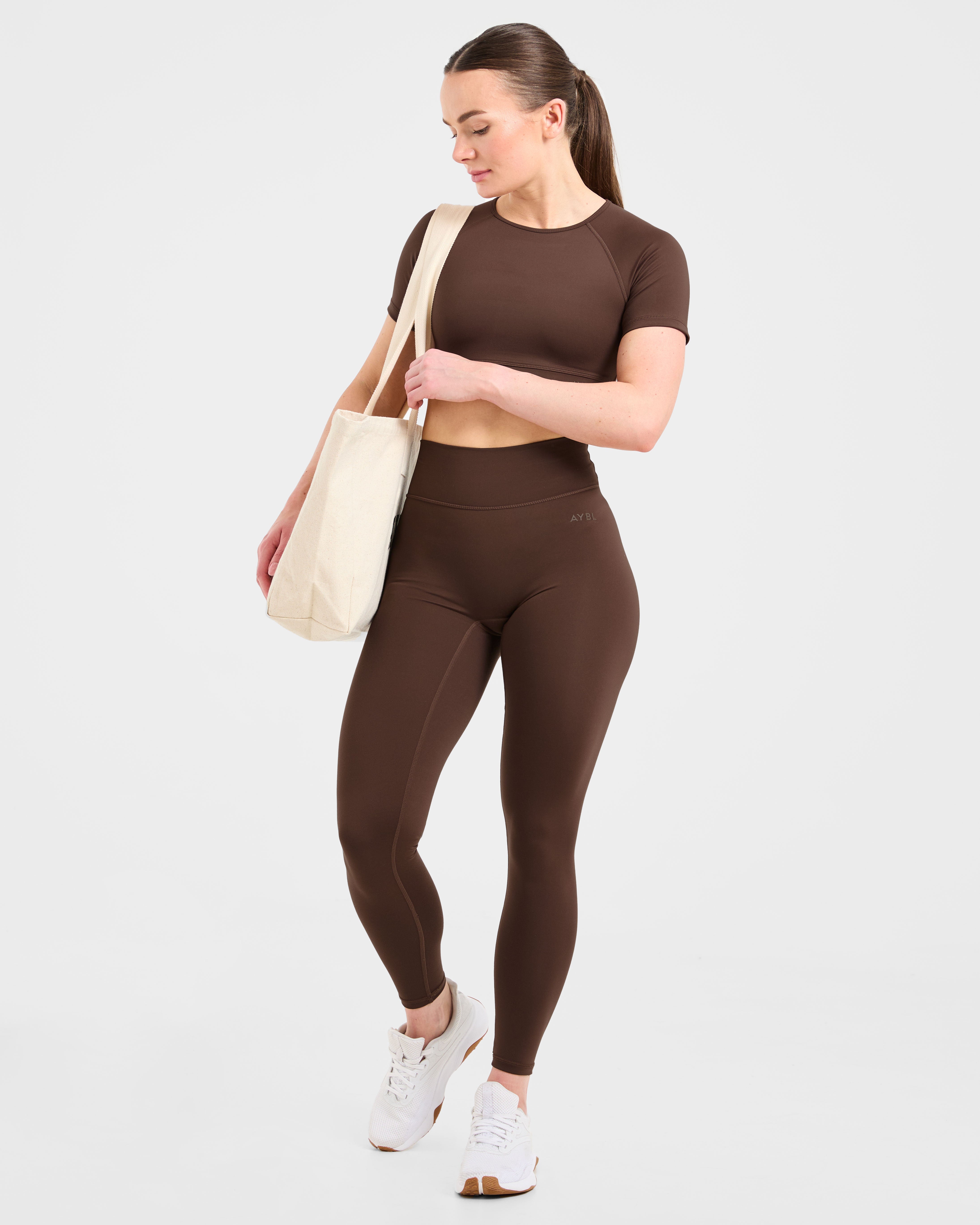 Staple Crop Top - Marron