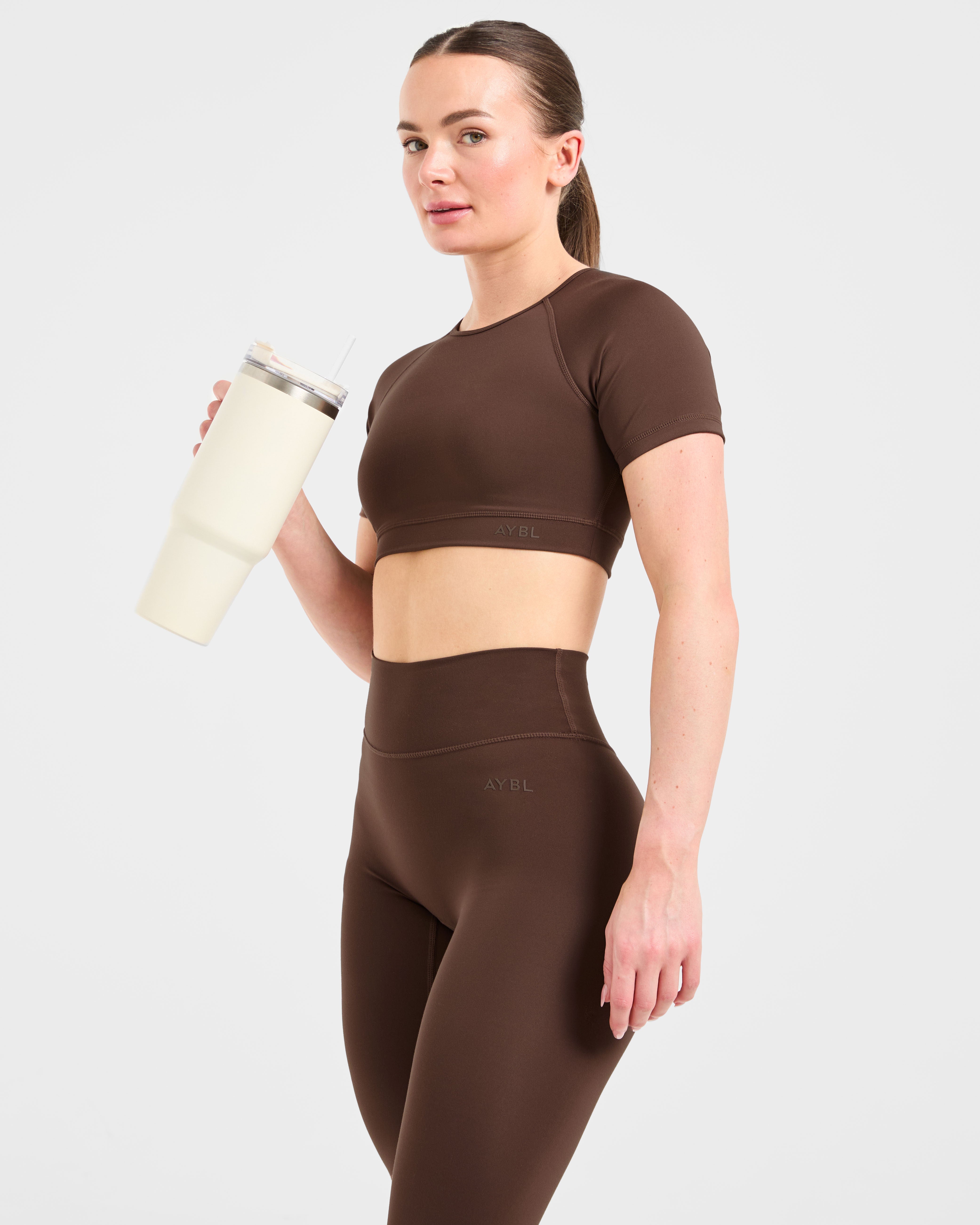 Staple Crop Top - Marron