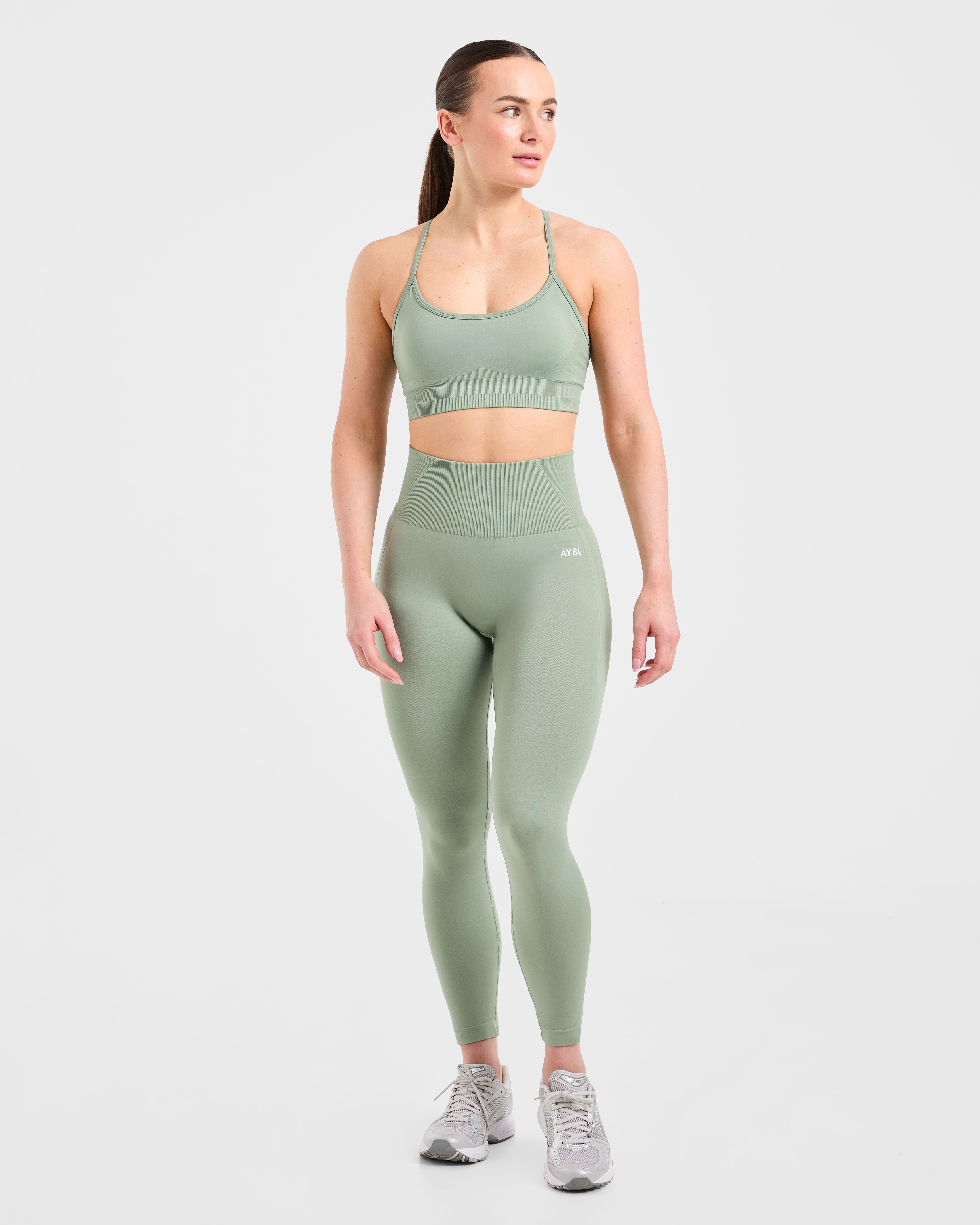 Empower Seamless Leggings - Grove Vert