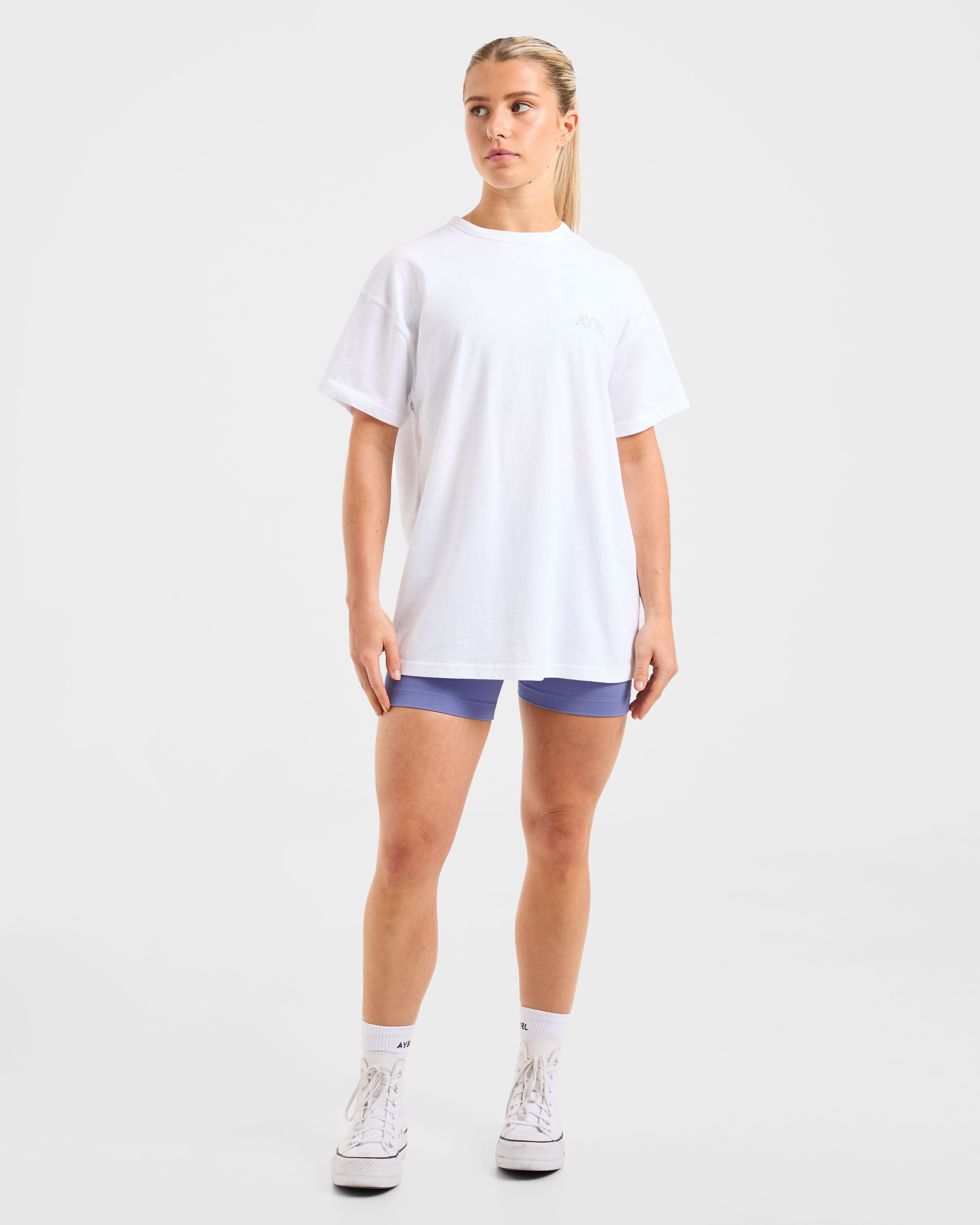 AYBL Athletics Oversized T Shirt - Blanc
