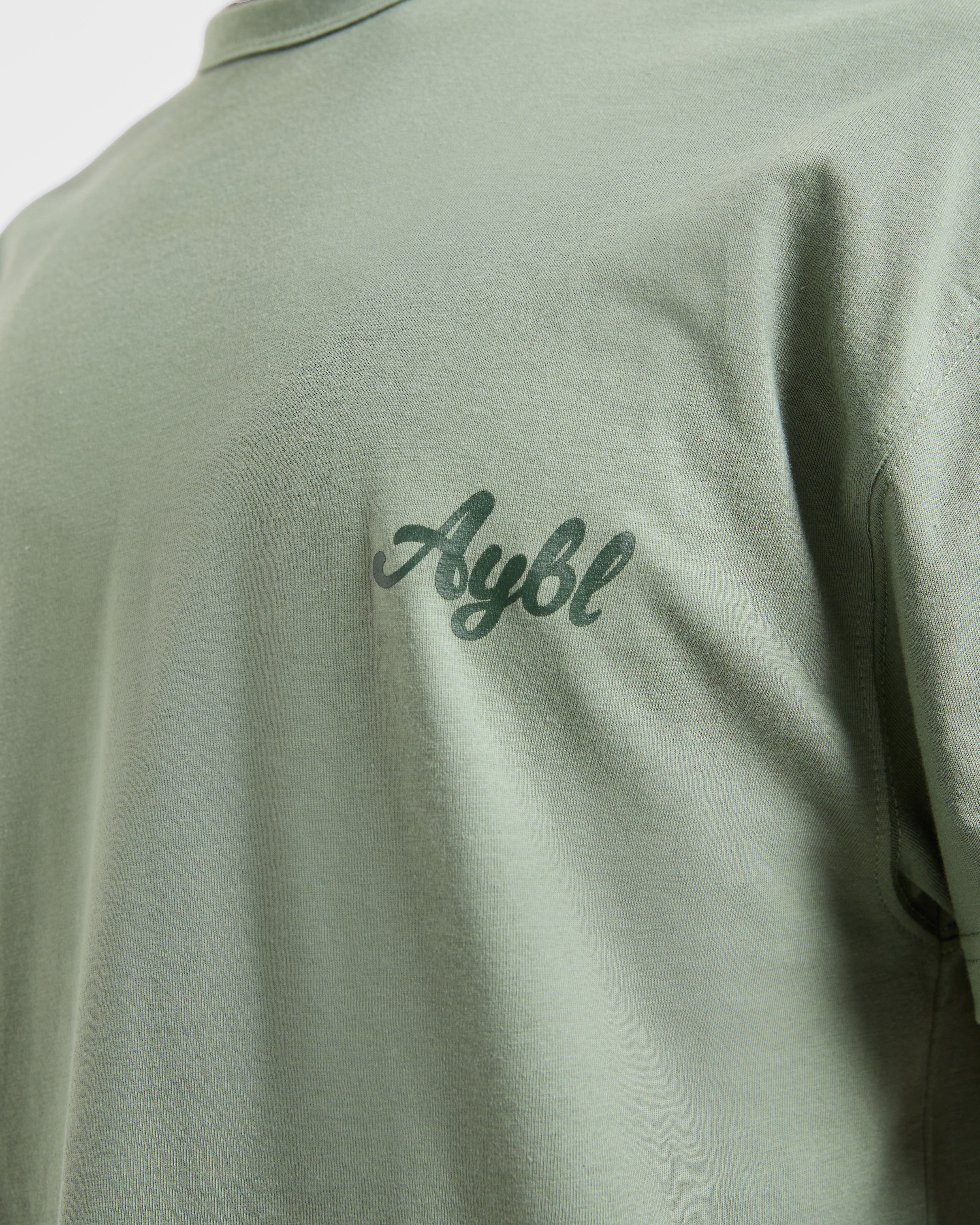 Body Achieve Mind Believe Oversized T Shirt - Vert