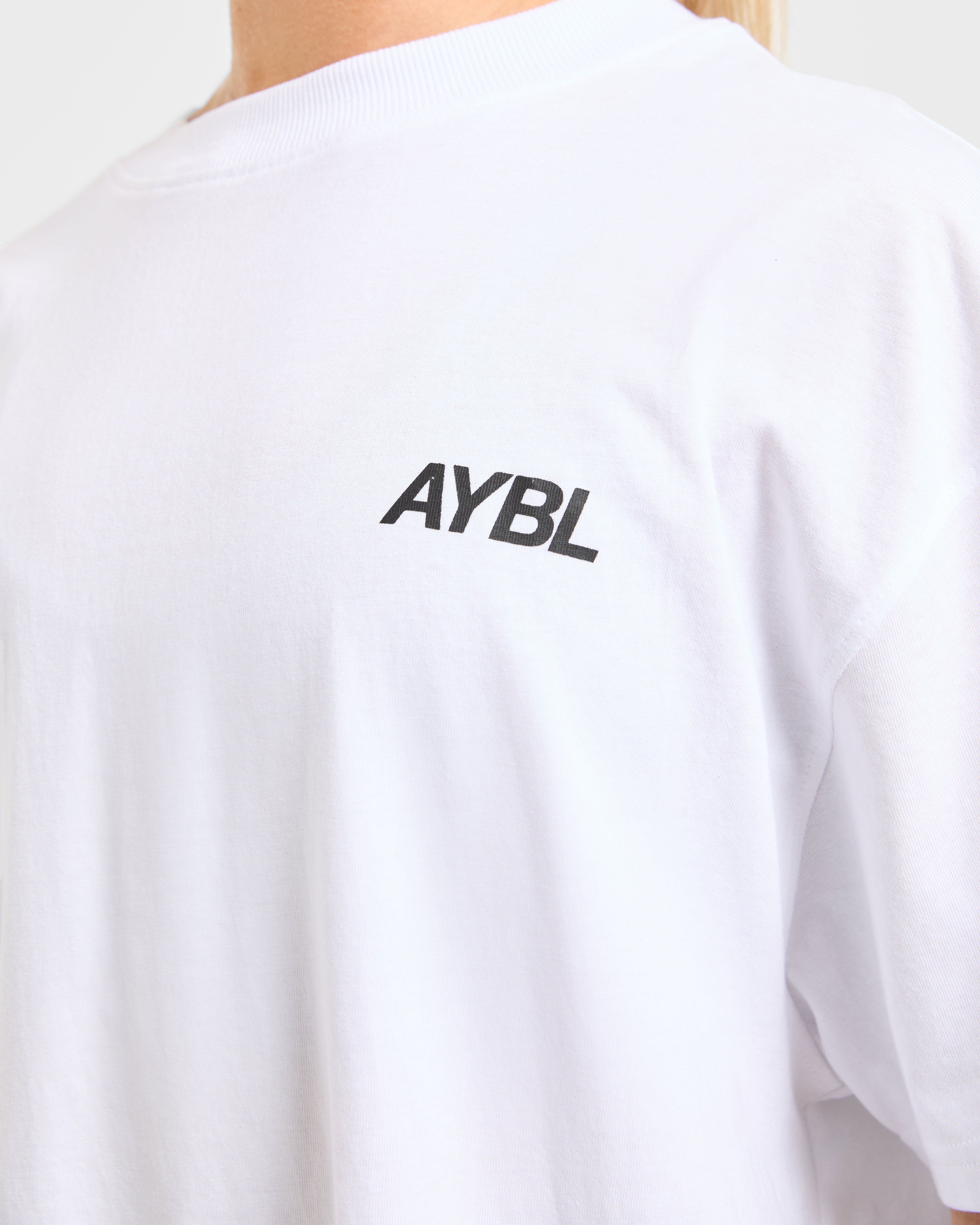 AYBL Sports Club Oversized T Shirt - Blanc