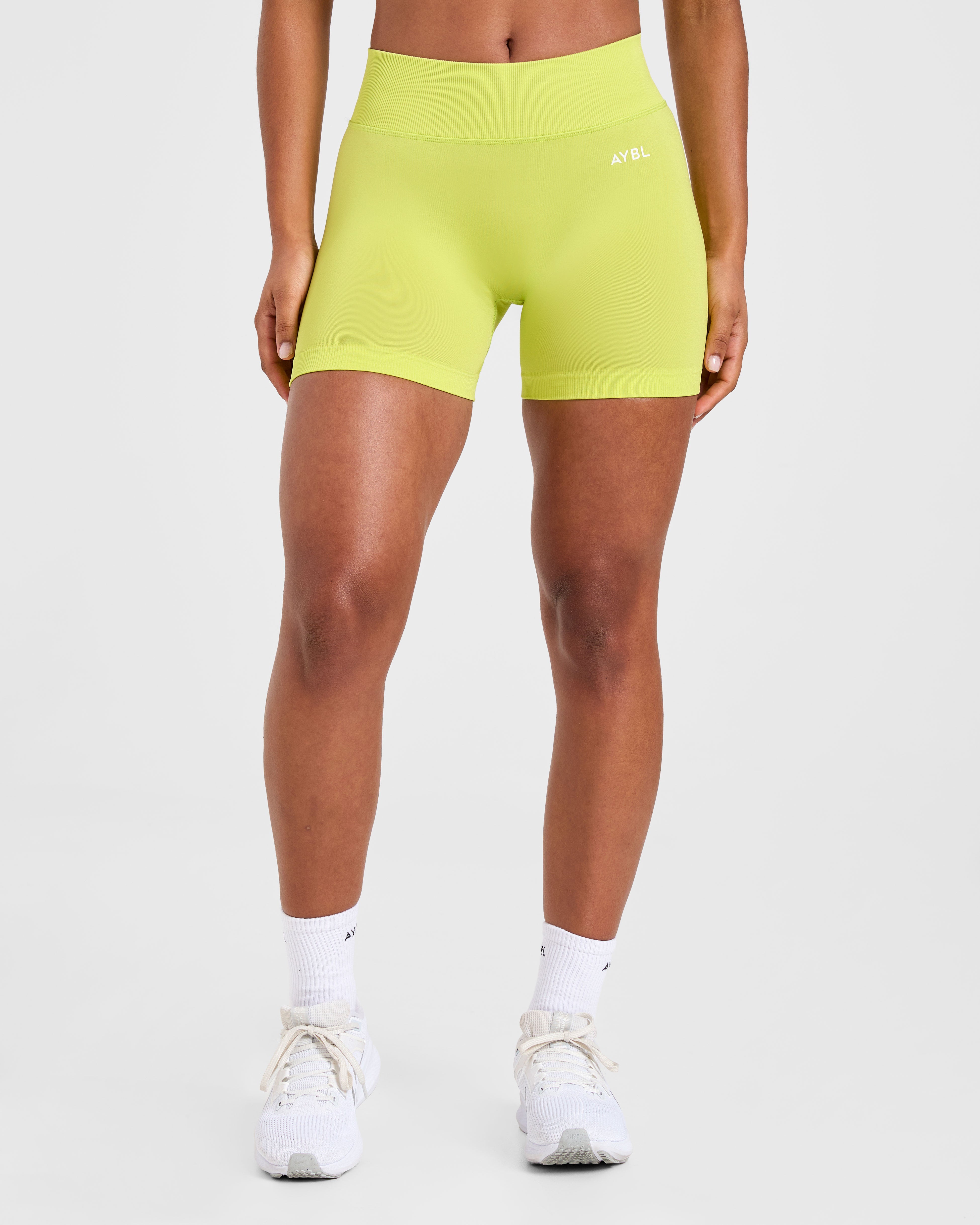 Adapt Seamless Shorts - Lime Vert