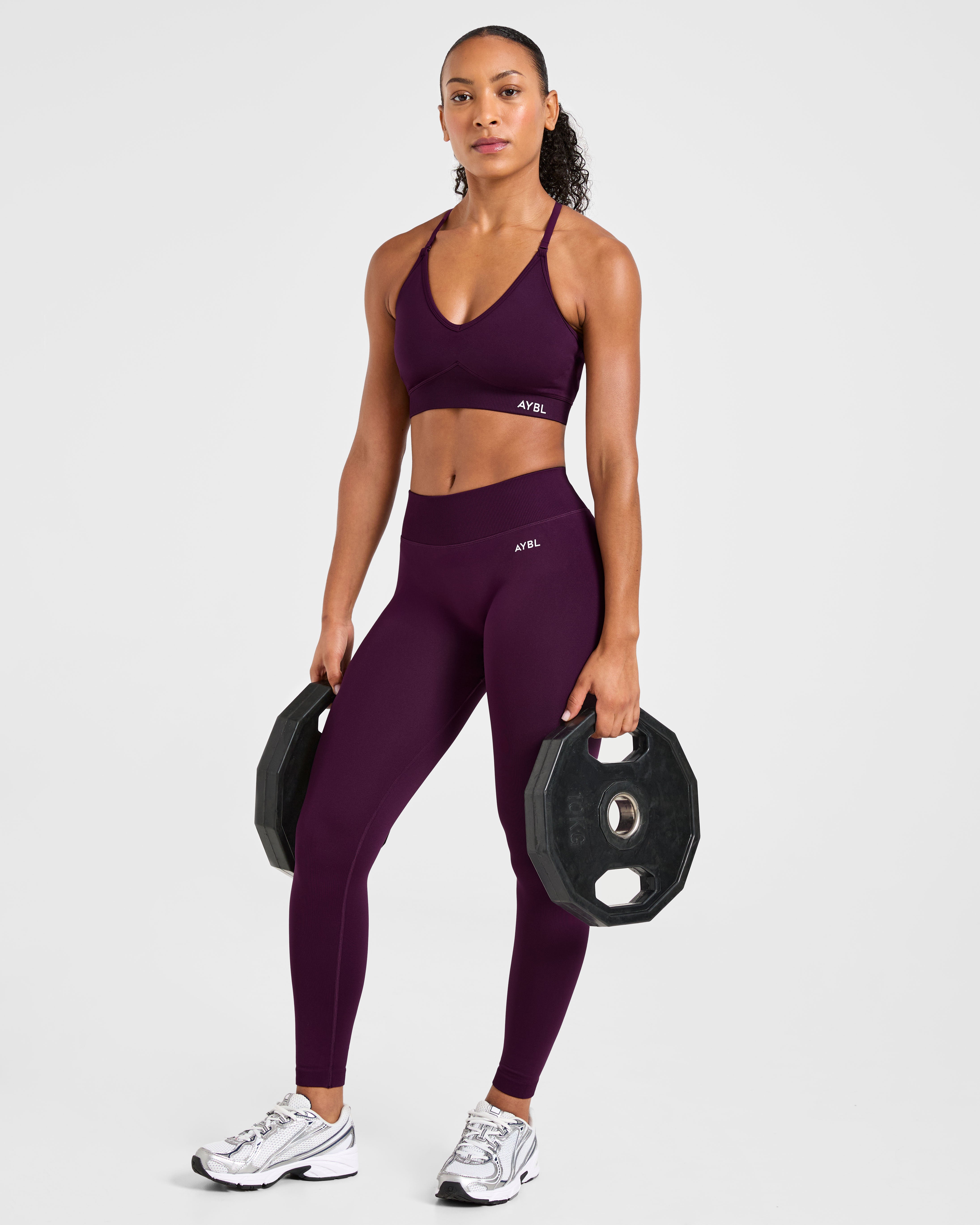 Adapt Seamless Sports Bra - Midnight Plum