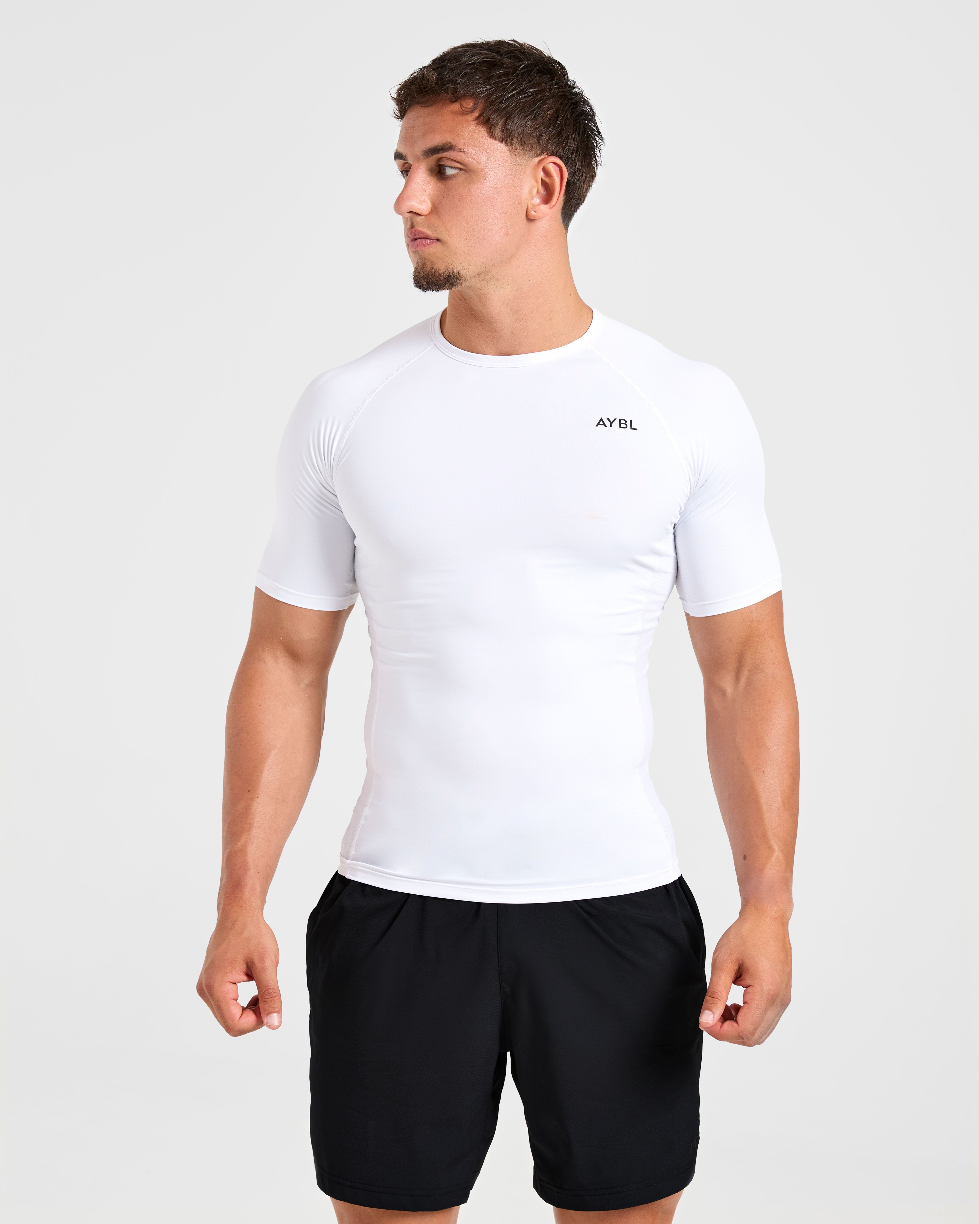 Compression T Shirt - Blanc