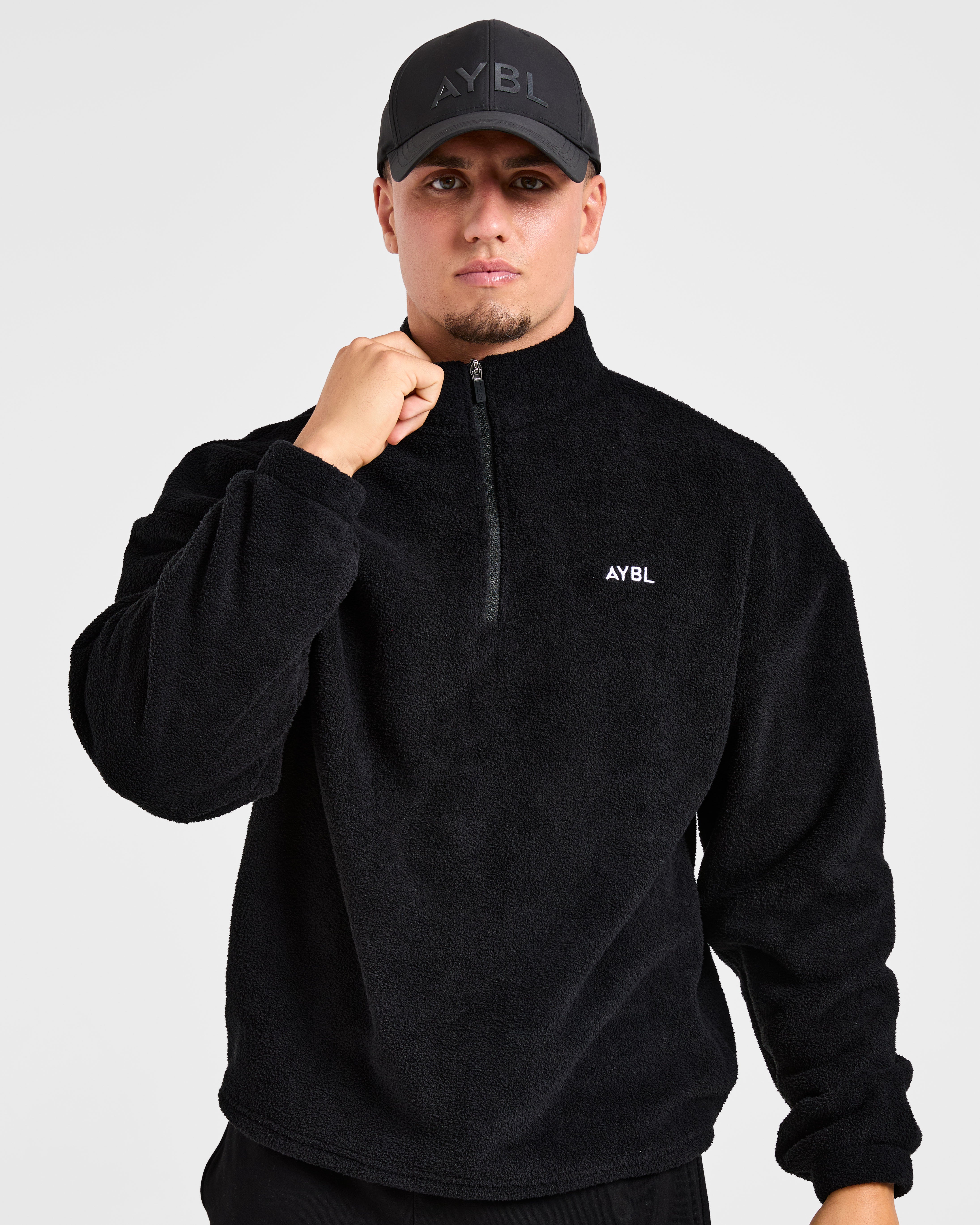 Essential 1/4 Zip Fleece - Noir