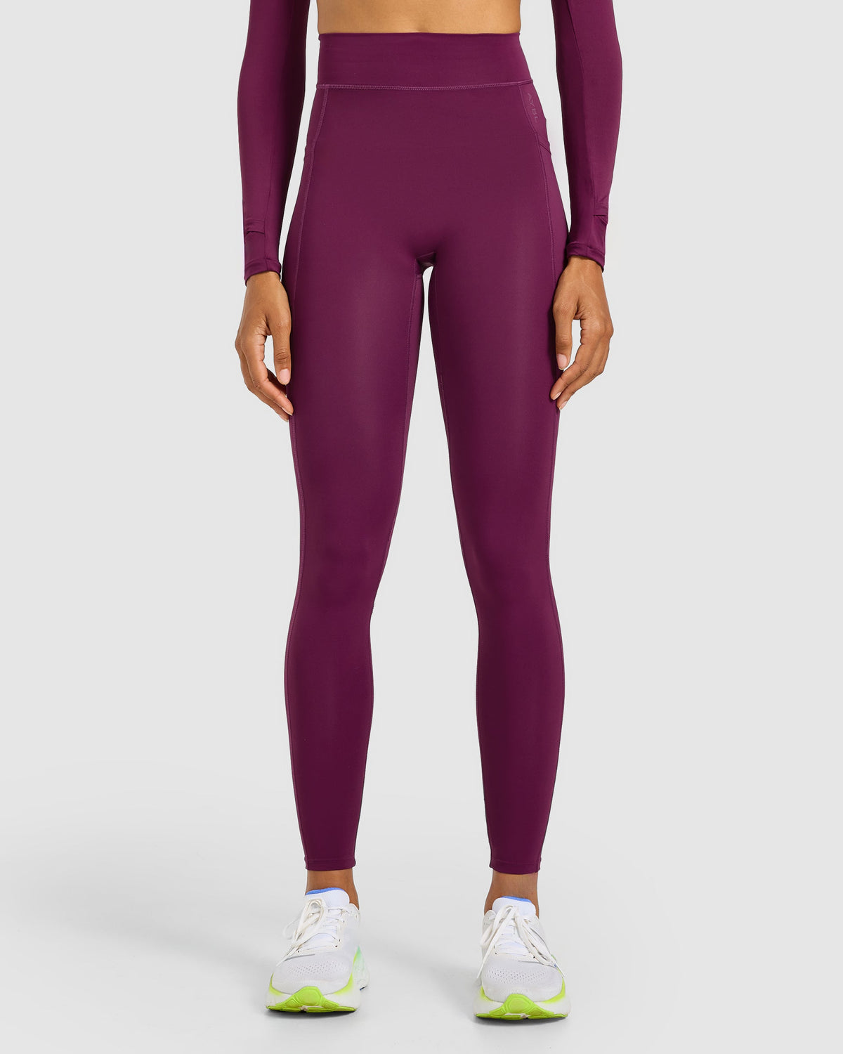 Run Pocket Leggings - Plum