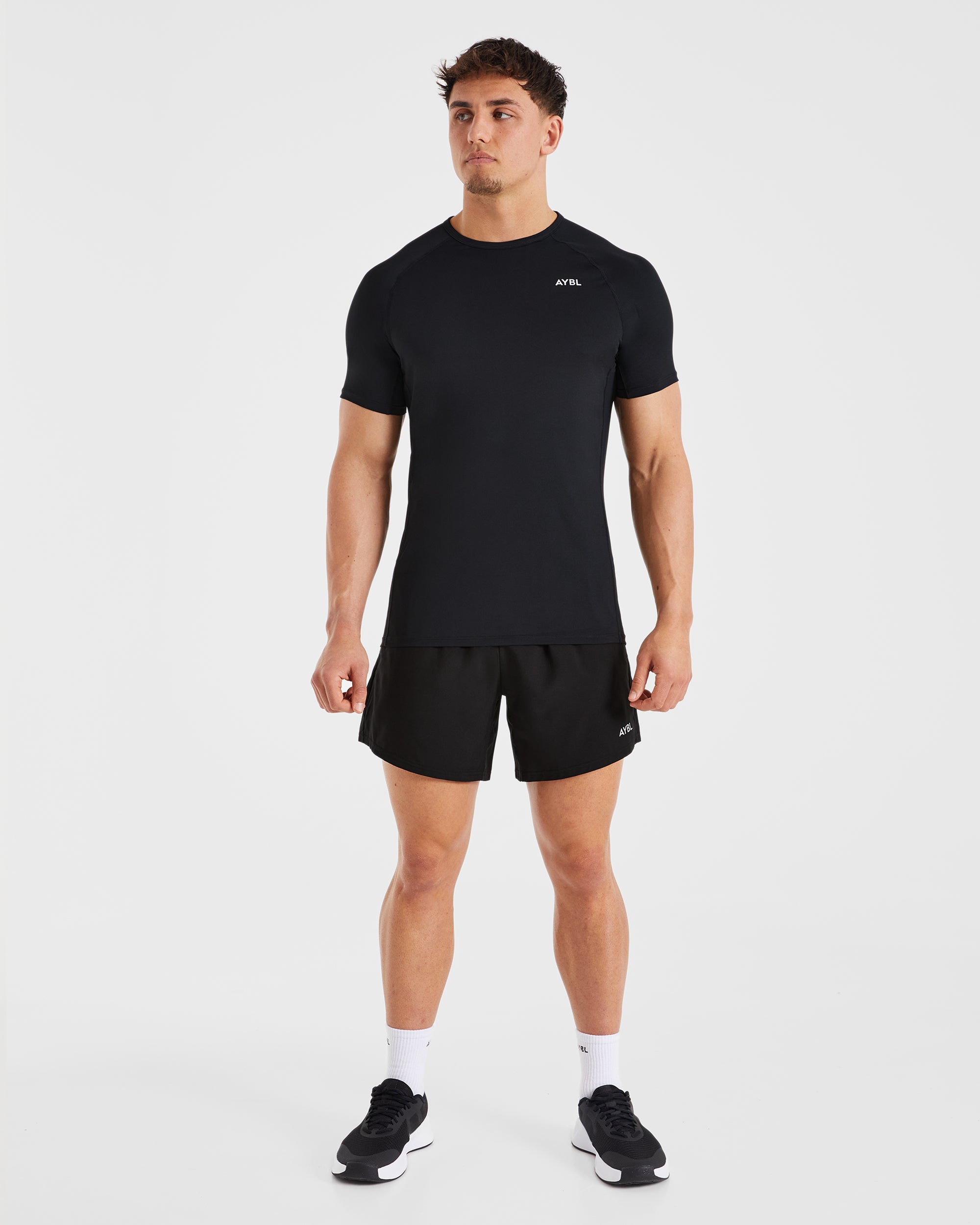 Compression Relaxed T Shirt - Noir